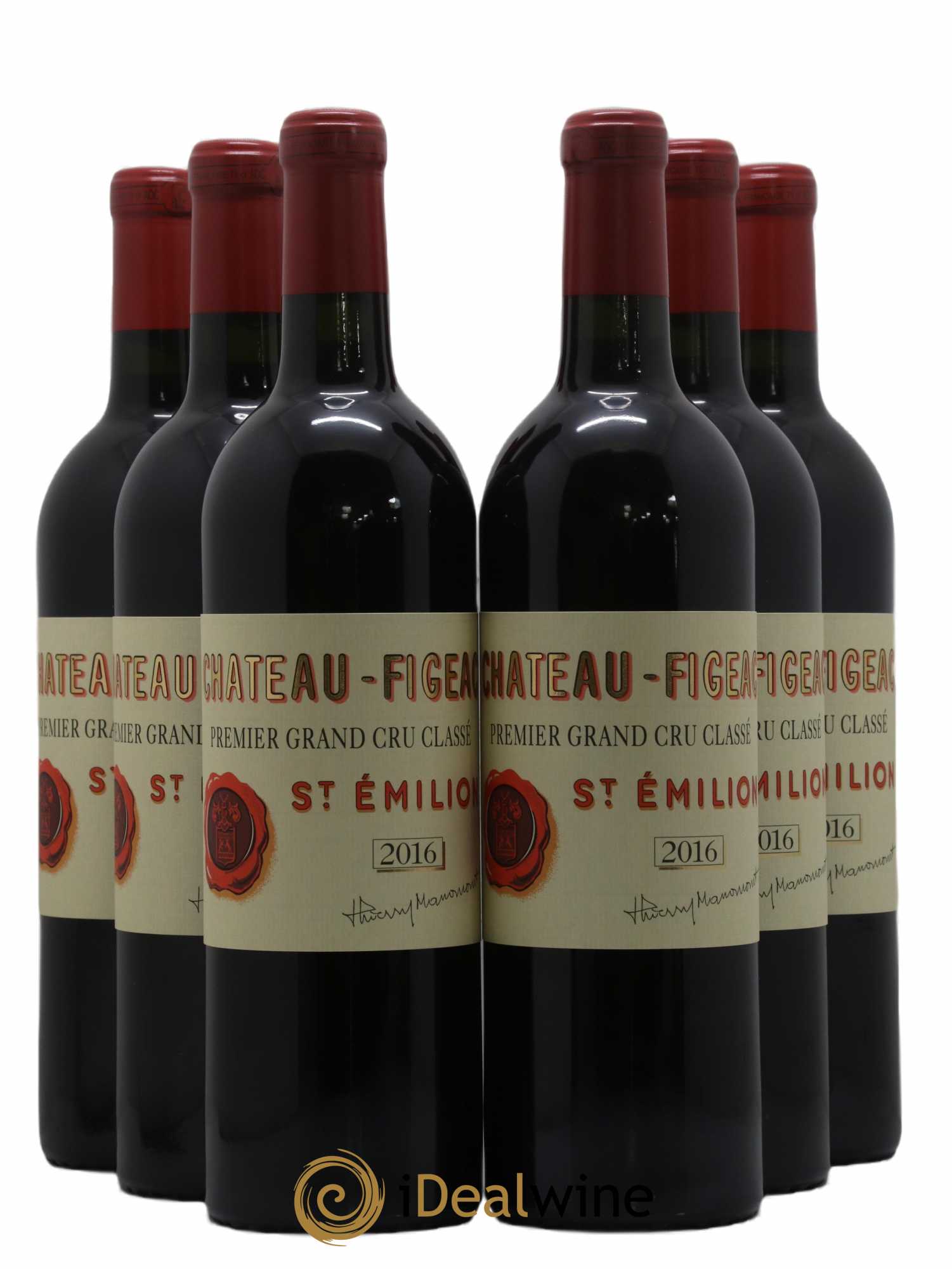 Château Figeac 1er Grand Cru Classé A 2016 - Lot de 6 bouteilles - 0