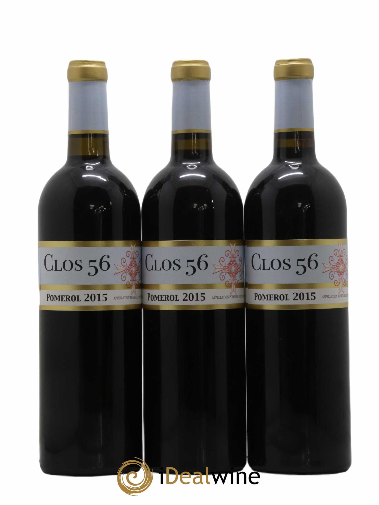 Pomerol Clos 56 2015 - Lot de 6 bouteilles - 1