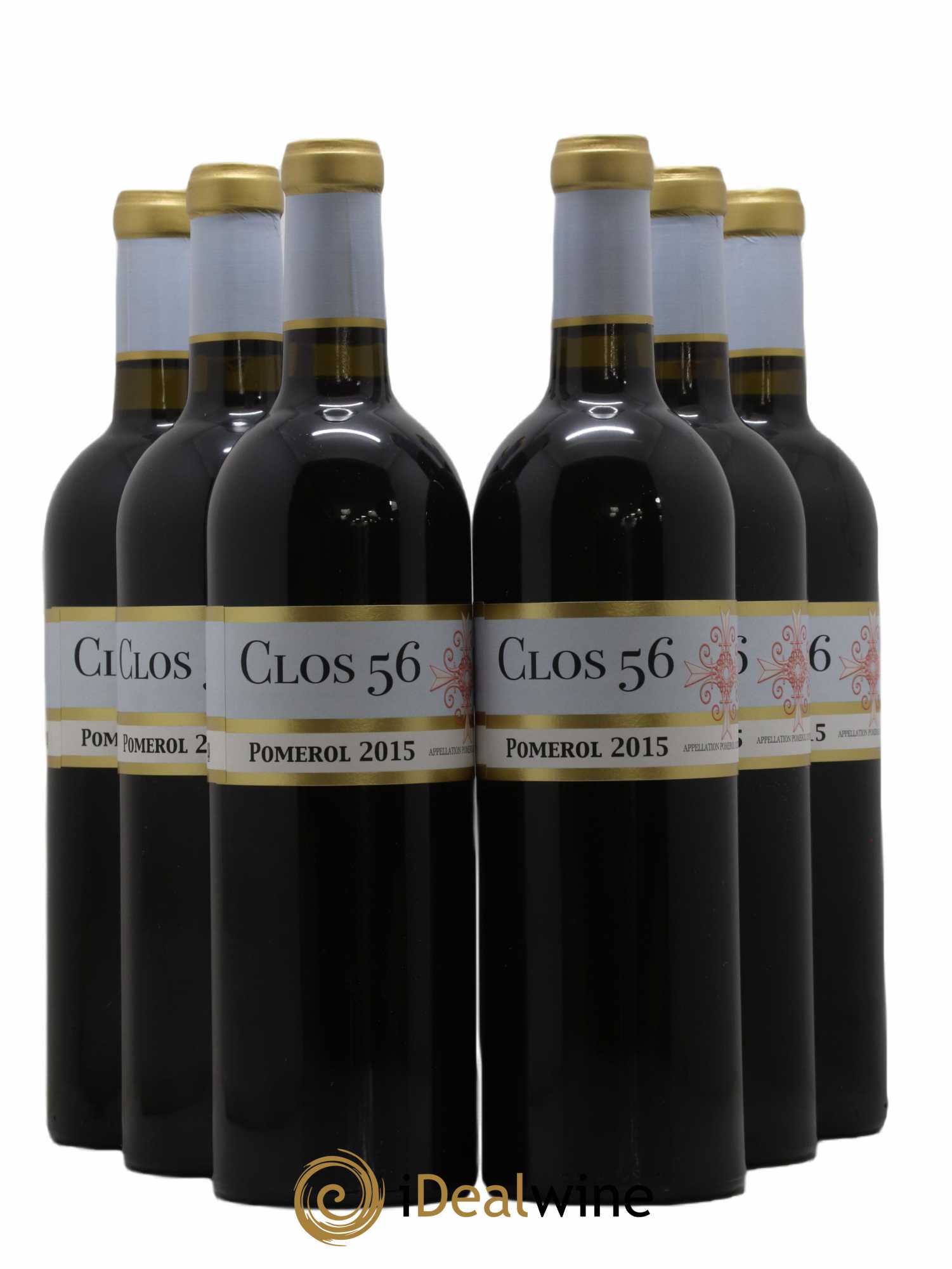 Pomerol Clos 56 2015 - Lot de 6 bouteilles - 0