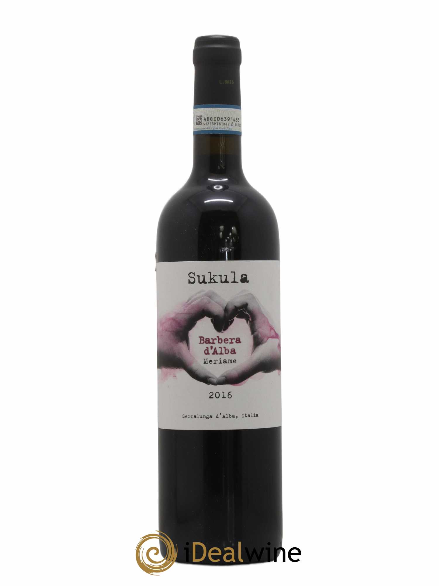 Barbera d'Alba DOC Sukula Meriame 2016 - Lot de 1 bouteille - 0