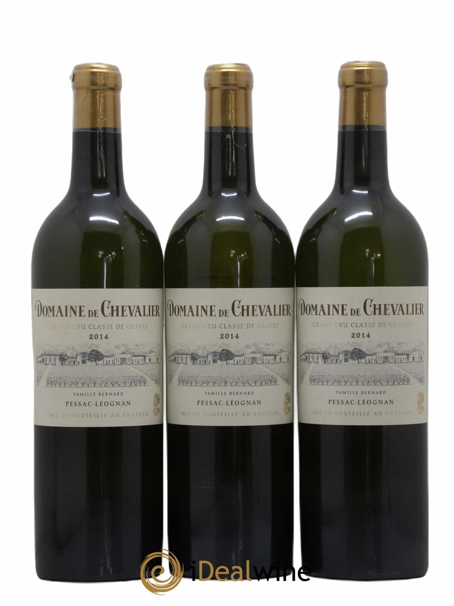Domaine de Chevalier Cru Classé de Graves 2014 - Lot de 3 bouteilles - 0