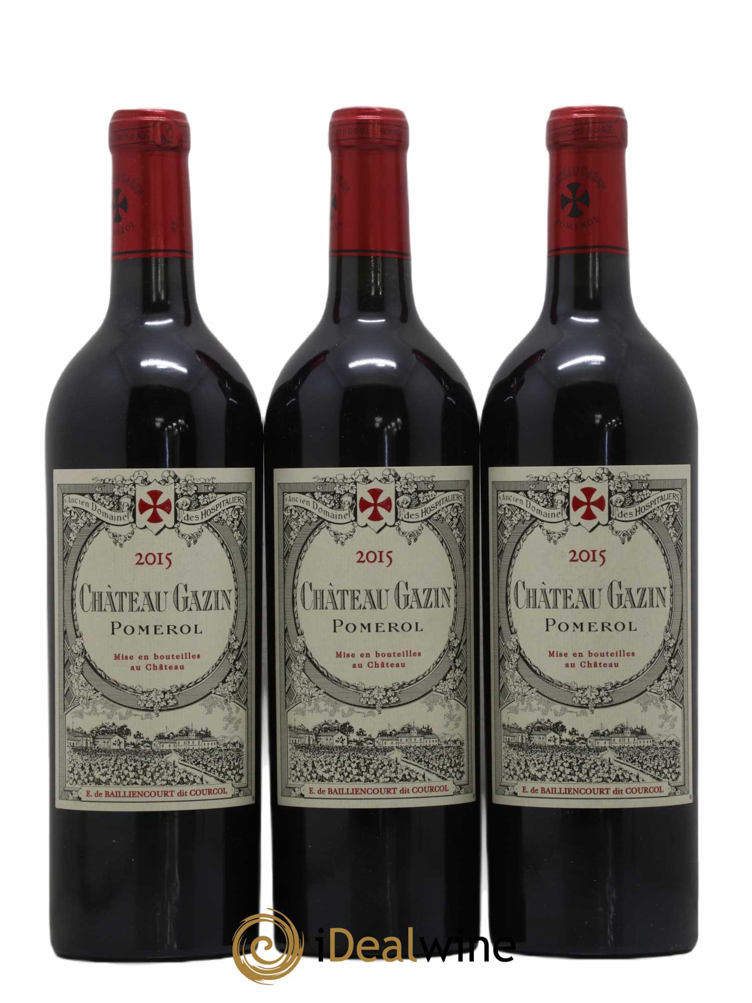Château Gazin 2015 - Lot de 3 bouteilles - 0