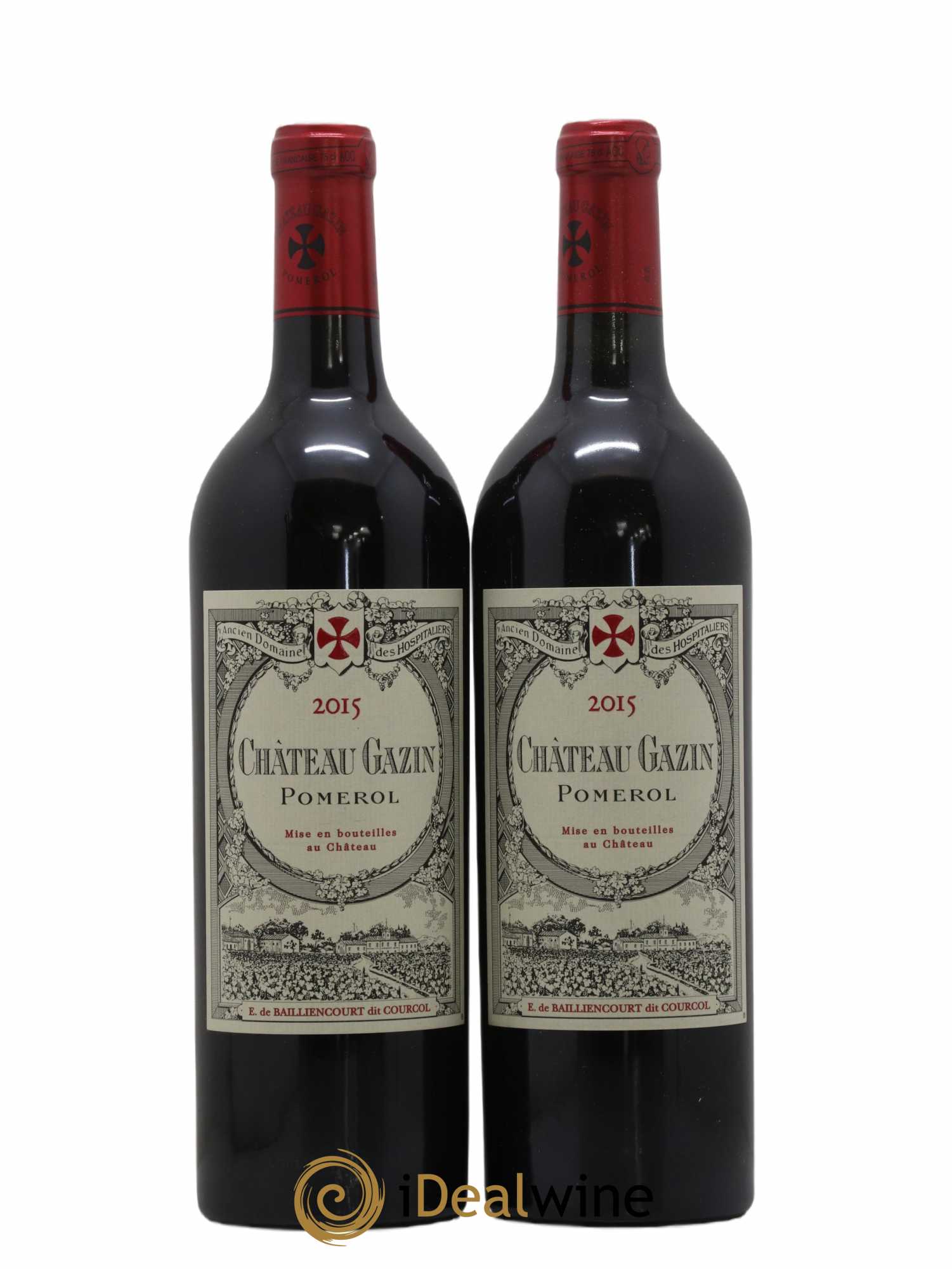 Château Gazin 2015 - Lot de 2 bouteilles - 0