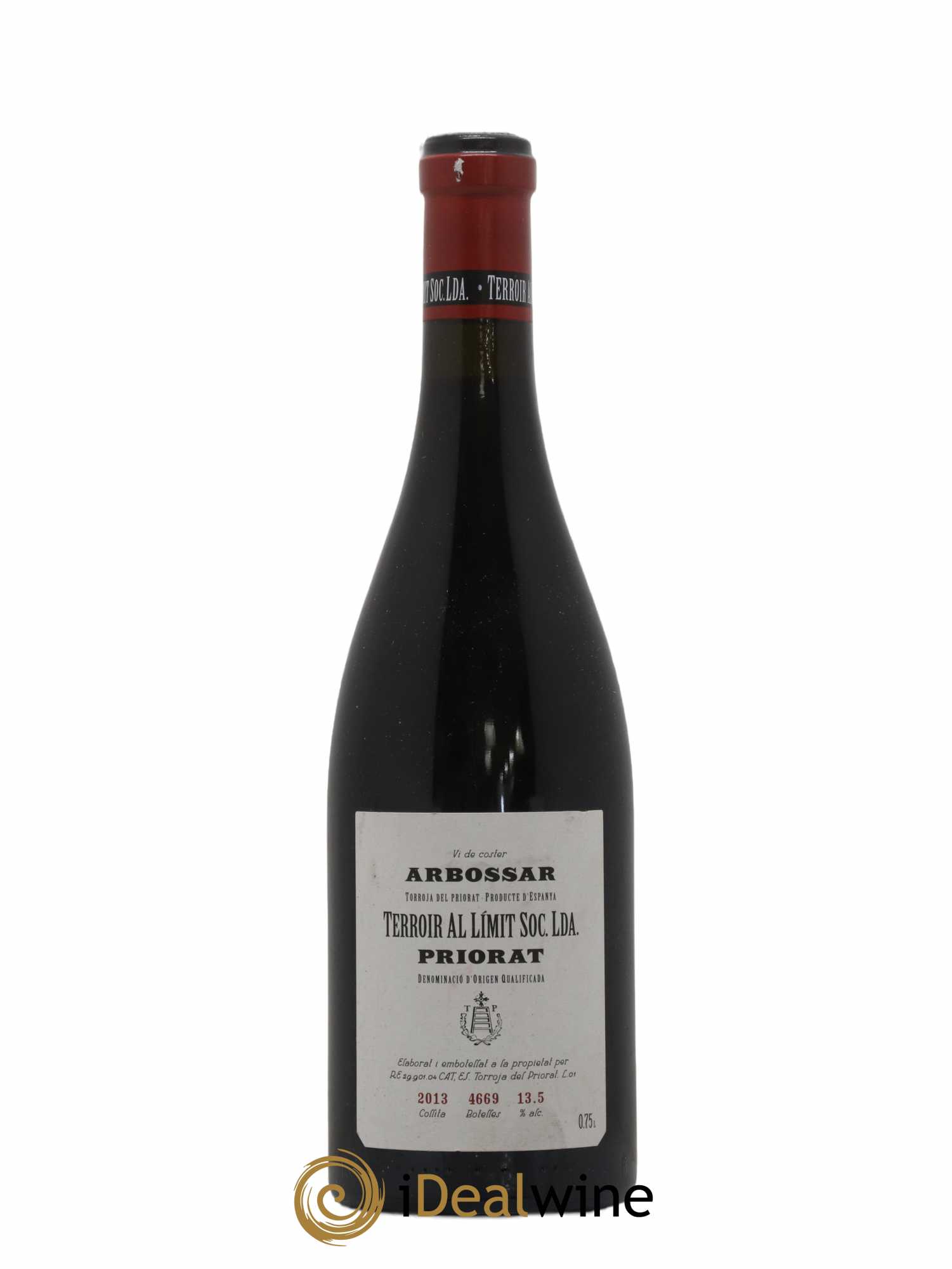 Priorat Terroir Al Limit Arbossar Dominik Hubert 2013 - Lot de 1 bouteille - 0
