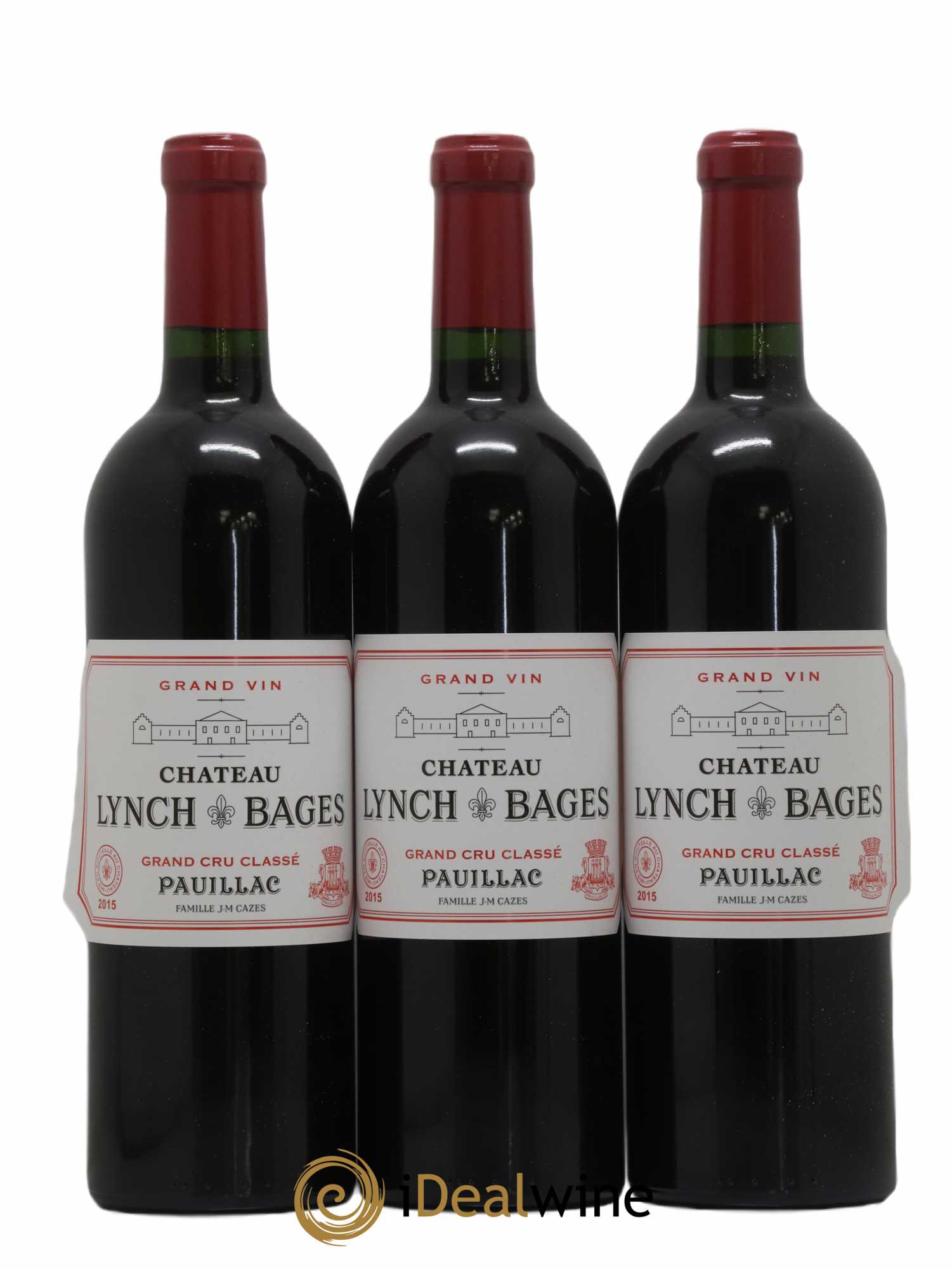 Château Lynch Bages 5ème Grand Cru Classé 2015 - Lot de 12 bouteilles - 1