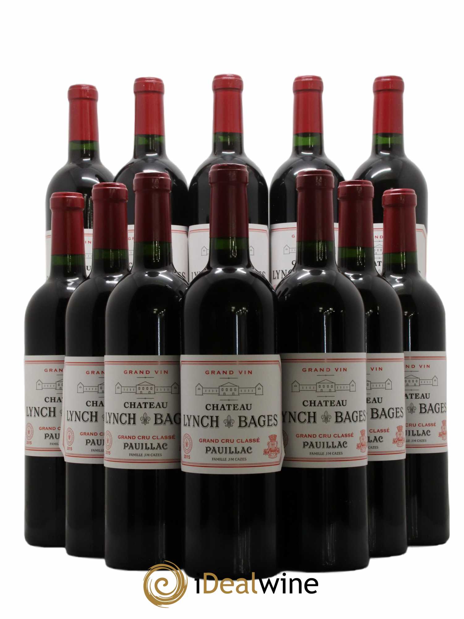 Château Lynch Bages 5ème Grand Cru Classé 2015 - Lot de 12 bouteilles - 0