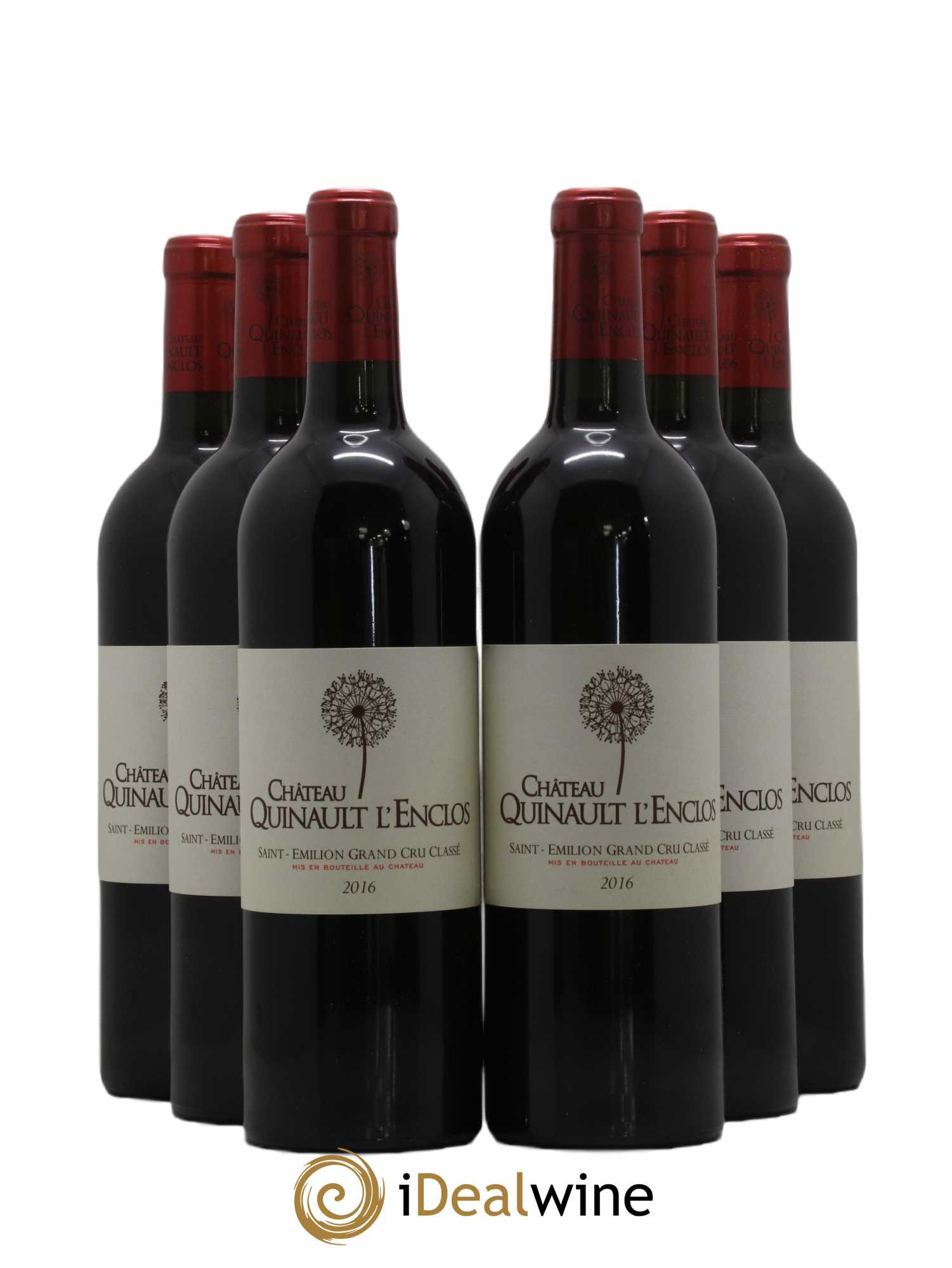 Château Quinault L'Enclos 2016 - Lot de 6 bouteilles - 0