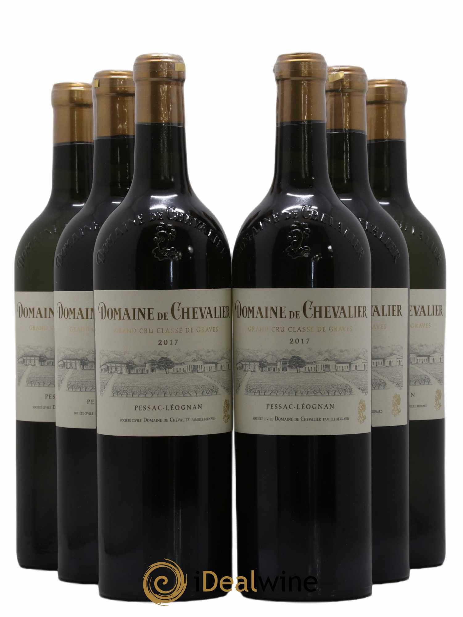 Domaine de Chevalier Cru Classé de Graves 2017 - Lot de 6 bouteilles - 0