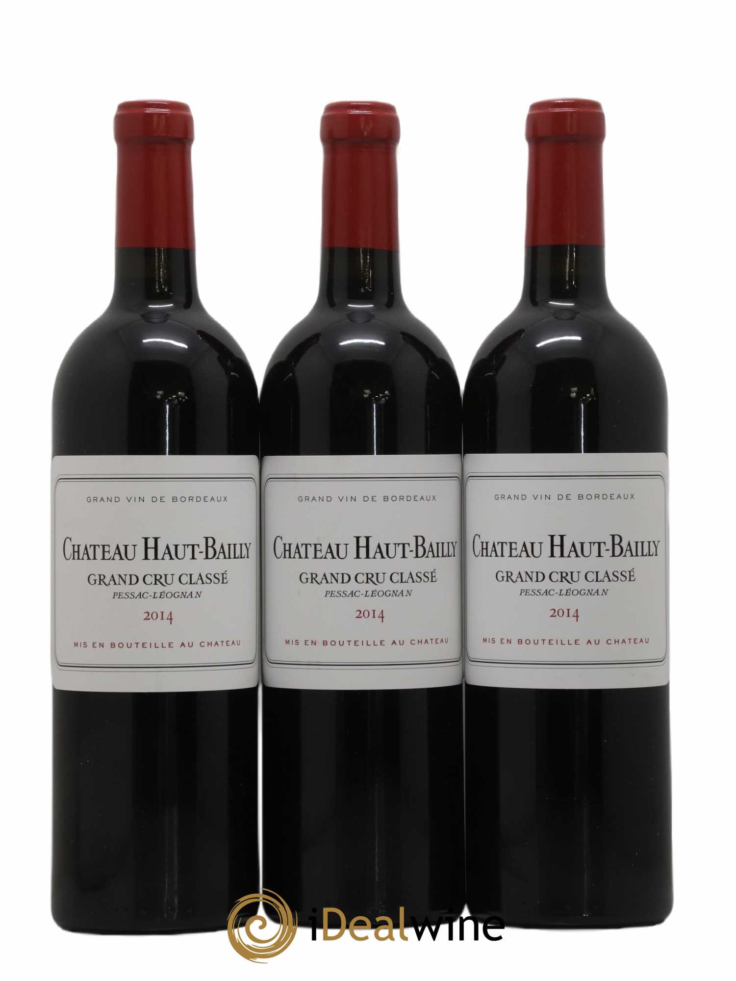 Château Haut-Bailly Cru Classé de Graves 2014 - Lot de 3 bouteilles - 0