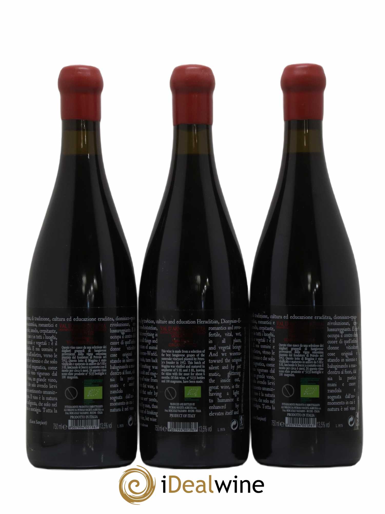 Italie Val D'Arno Di Sopra Petrolo Boggina A 2018 - Posten von 3 Flaschen - 1