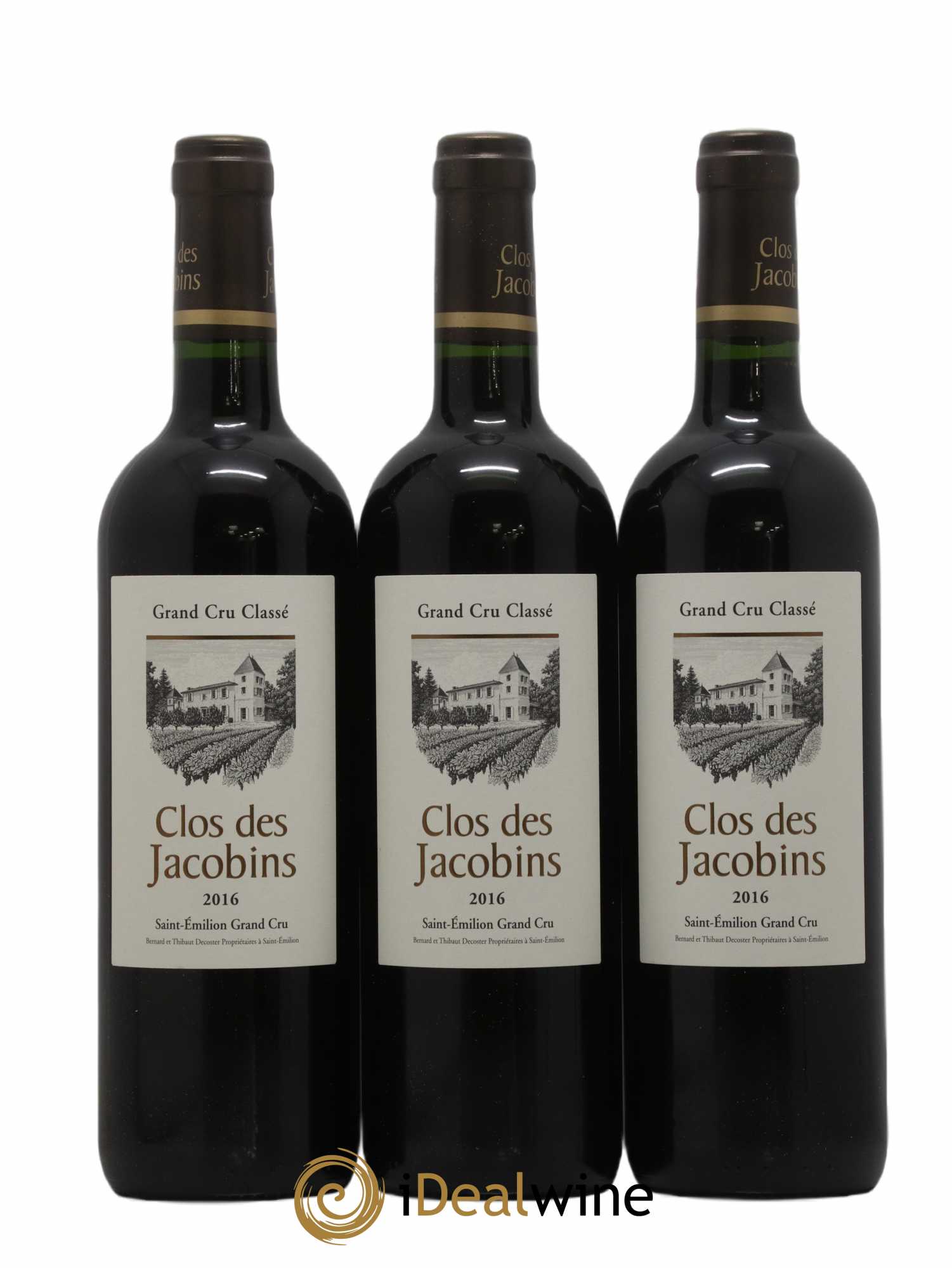 Château Clos des Jacobins Grand Cru Classé 2016 - Posten von 6 Flaschen - 1
