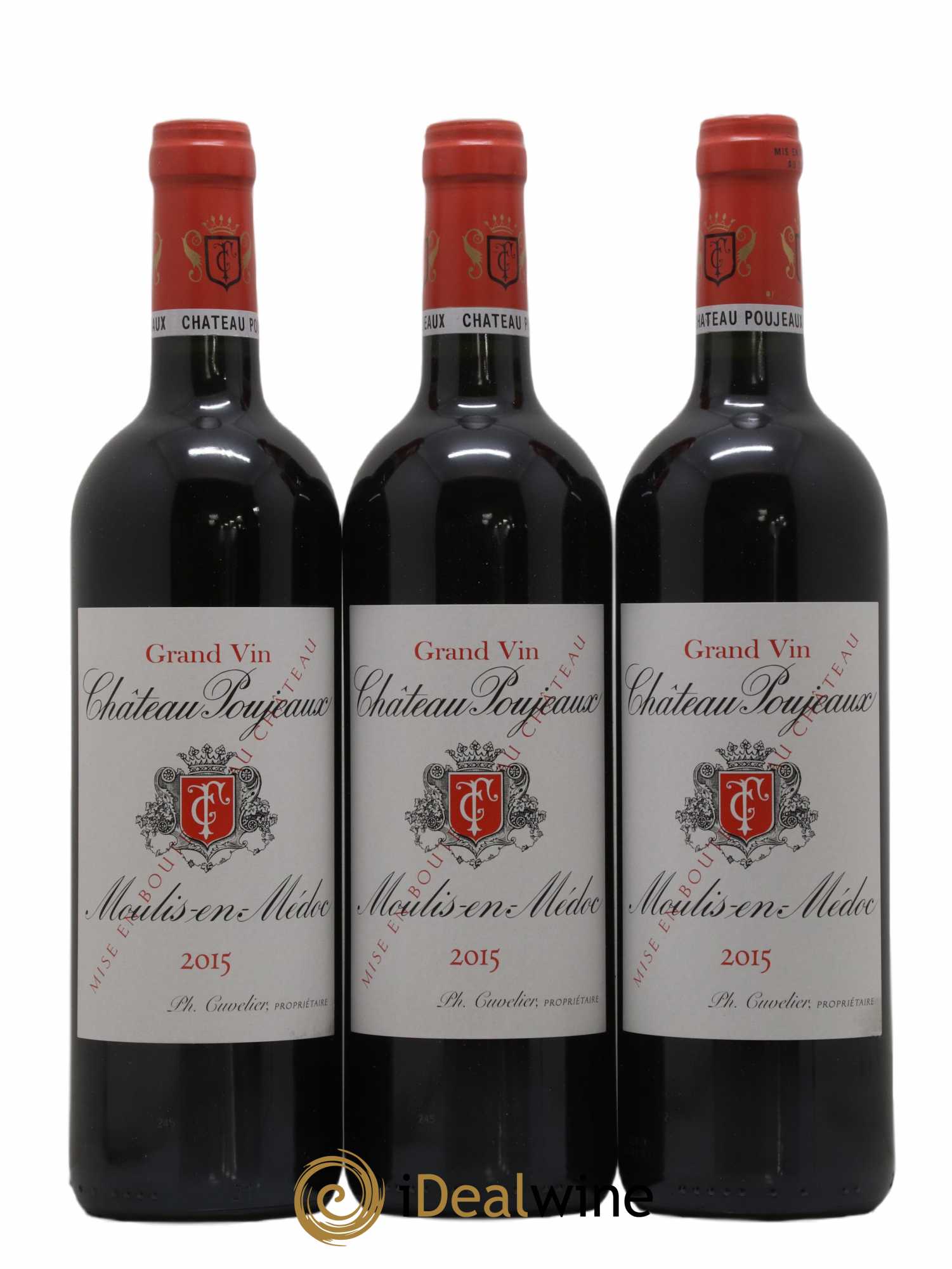Château Poujeaux 2015 - Lot de 6 bouteilles - 1