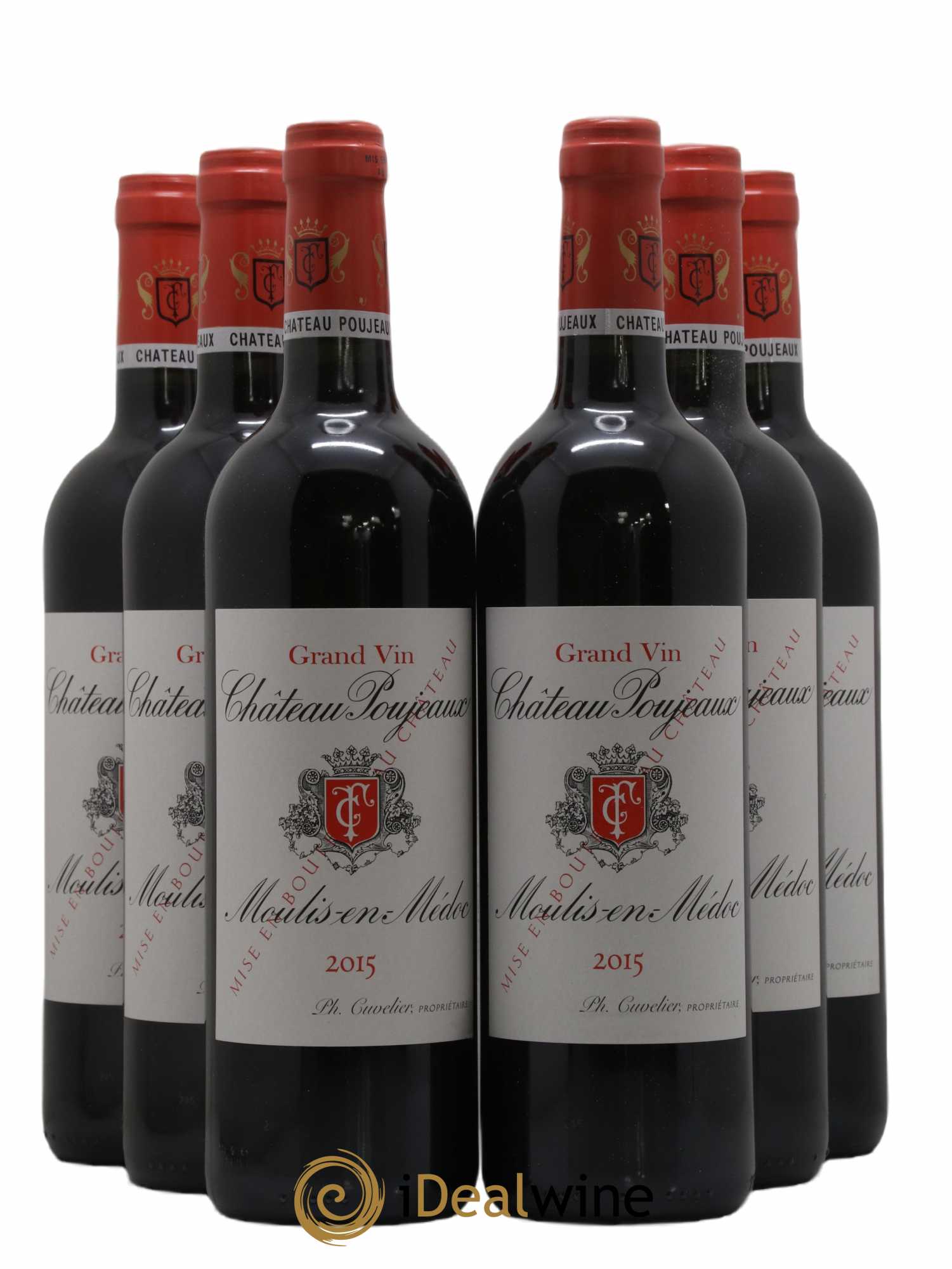Château Poujeaux 2015 - Lot de 6 bouteilles - 0