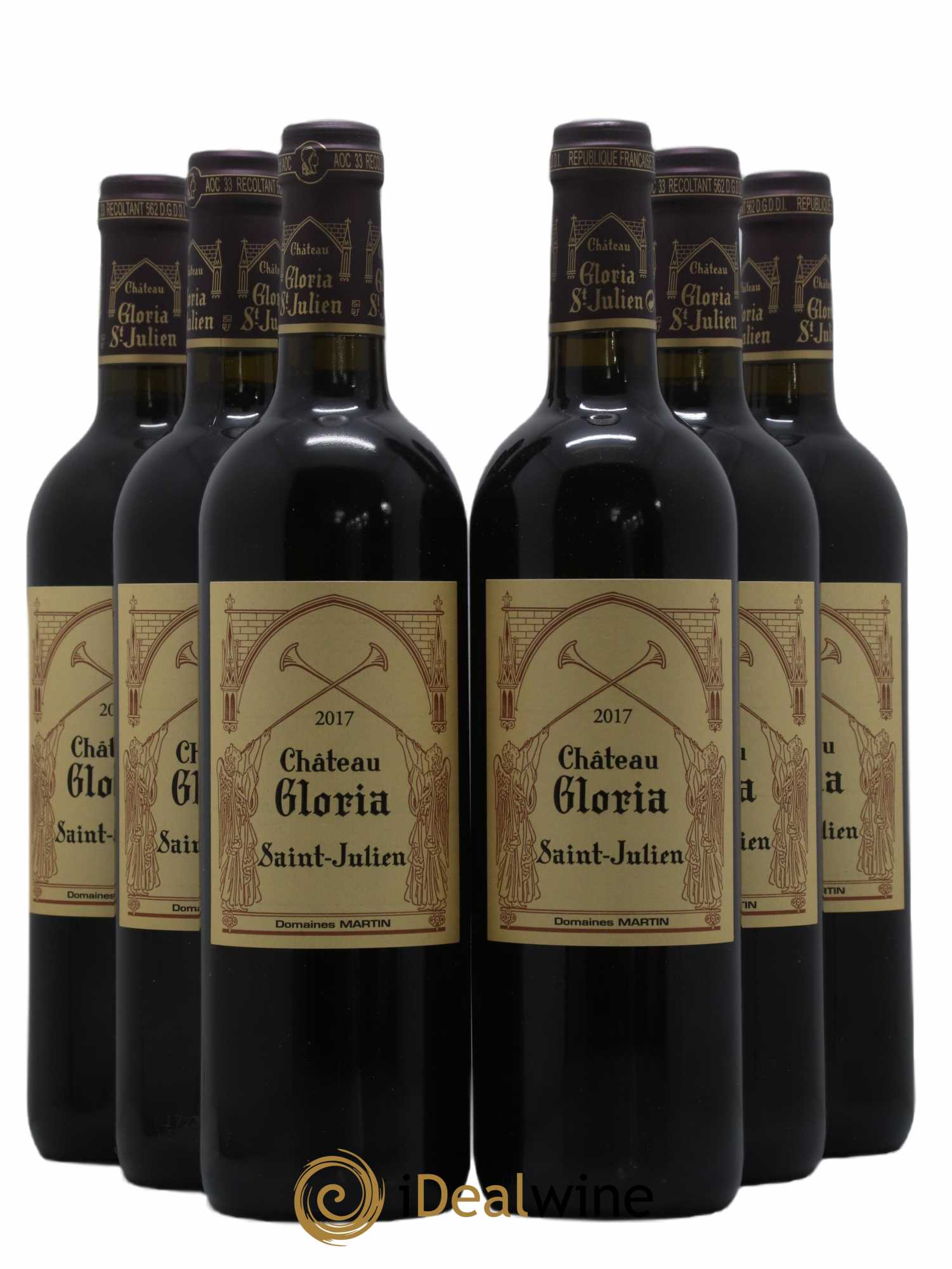 Château Gloria 2017 - Lot de 6 bouteilles - 0
