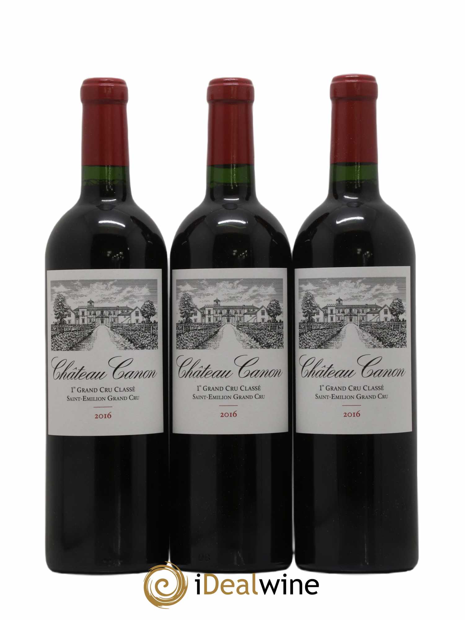 Château Canon 1er Grand Cru Classé B 2016 - Lot de 6 bouteilles - 1