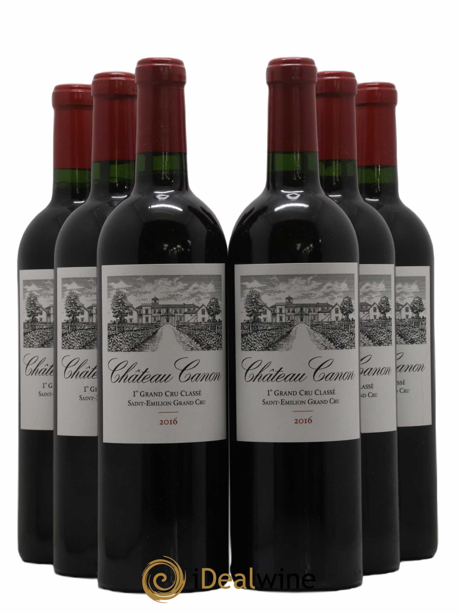 Château Canon 1er Grand Cru Classé B 2016 - Lot de 6 bouteilles - 0