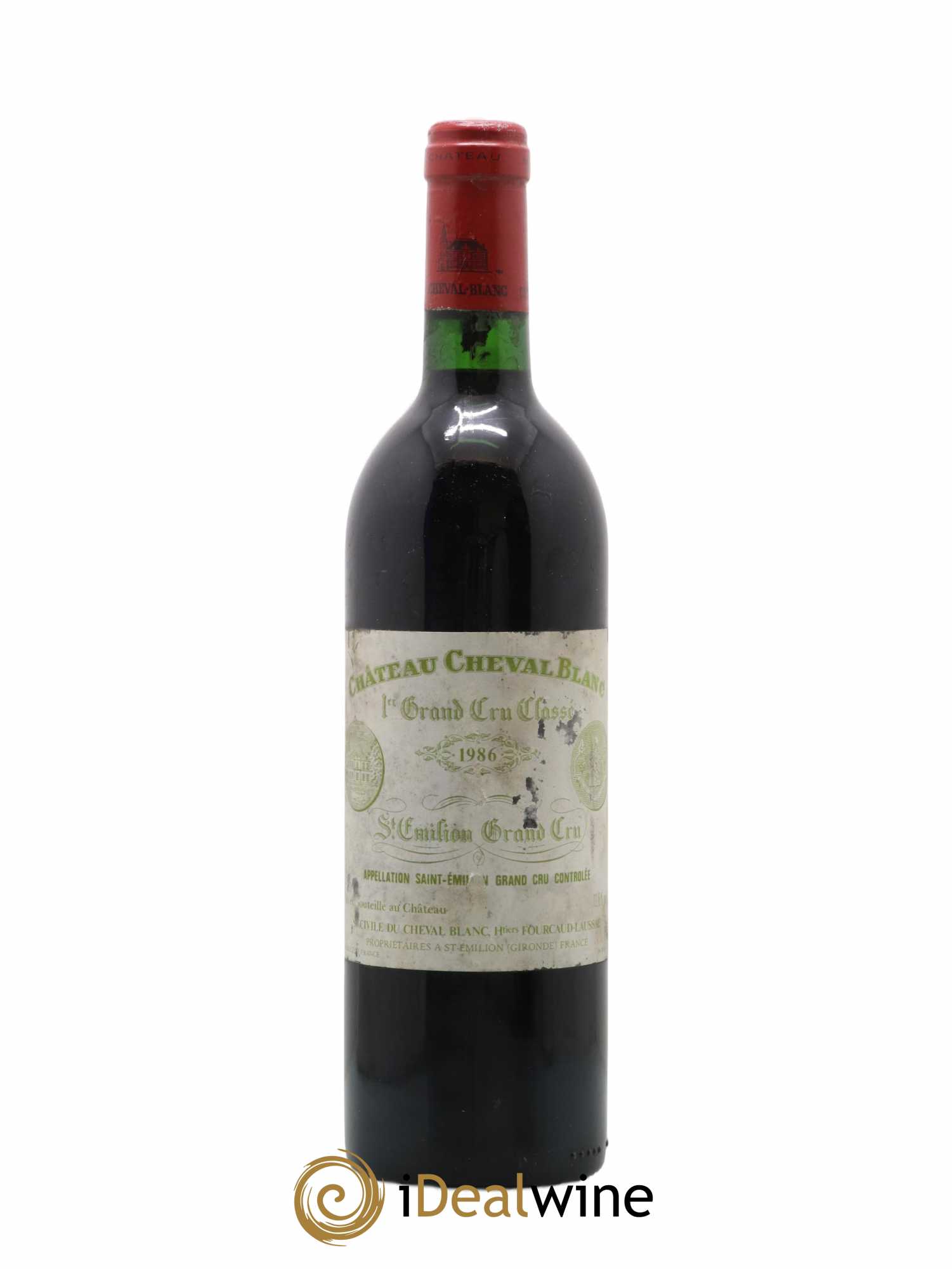 Château Cheval Blanc 1er Grand Cru Classé A 1986 - Lot de 1 bouteille - 0