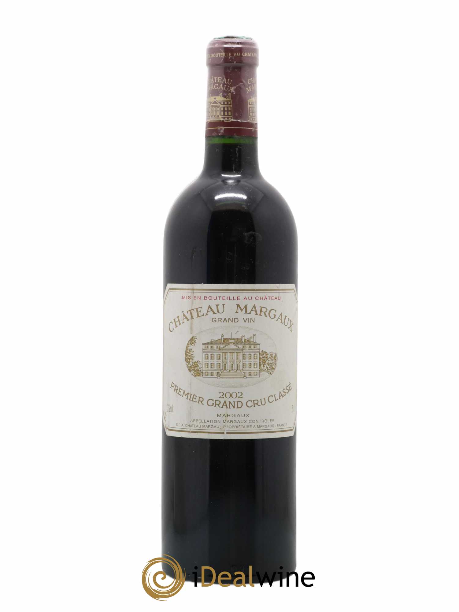 Château Margaux 1er Grand Cru Classé 2002 - Lot de 1 bouteille - 0
