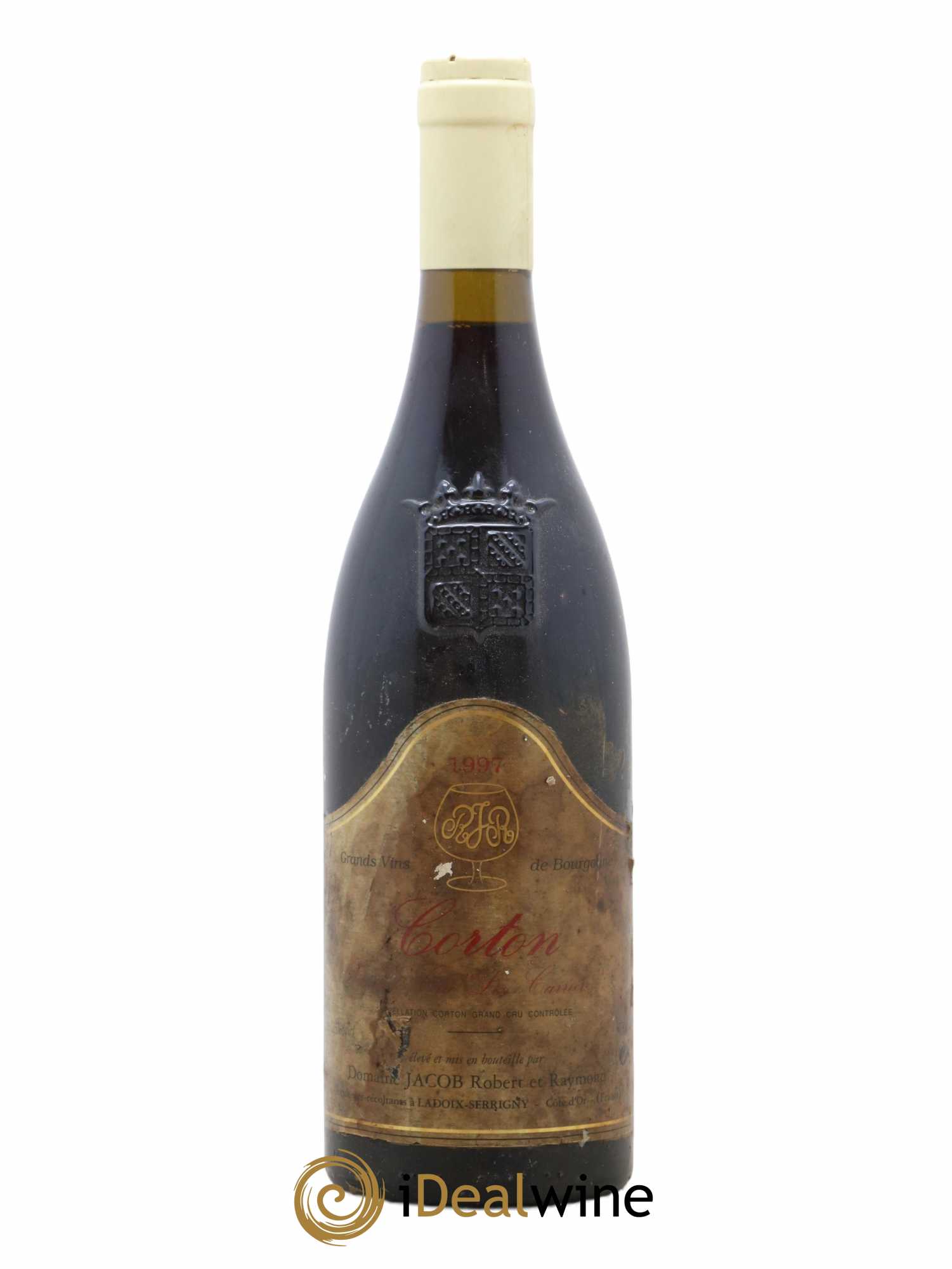 Corton Grand Cru Les Carrieres Domaine Jacob Robert Et Raymond 1997 - Posten von 1 Flasche - 0