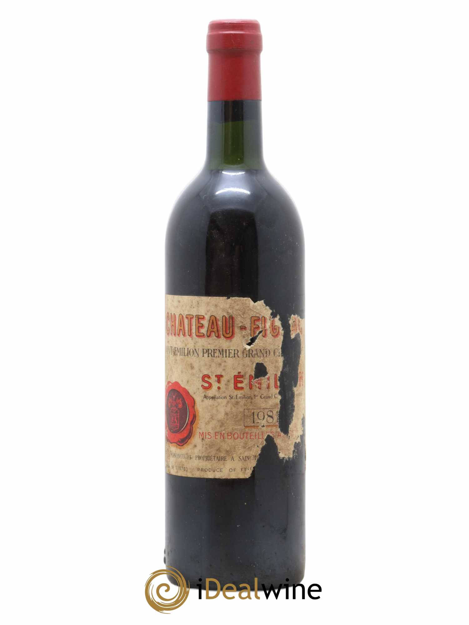 Château Figeac 1er Grand Cru Classé A 1981 - Lot de 1 bouteille - 0