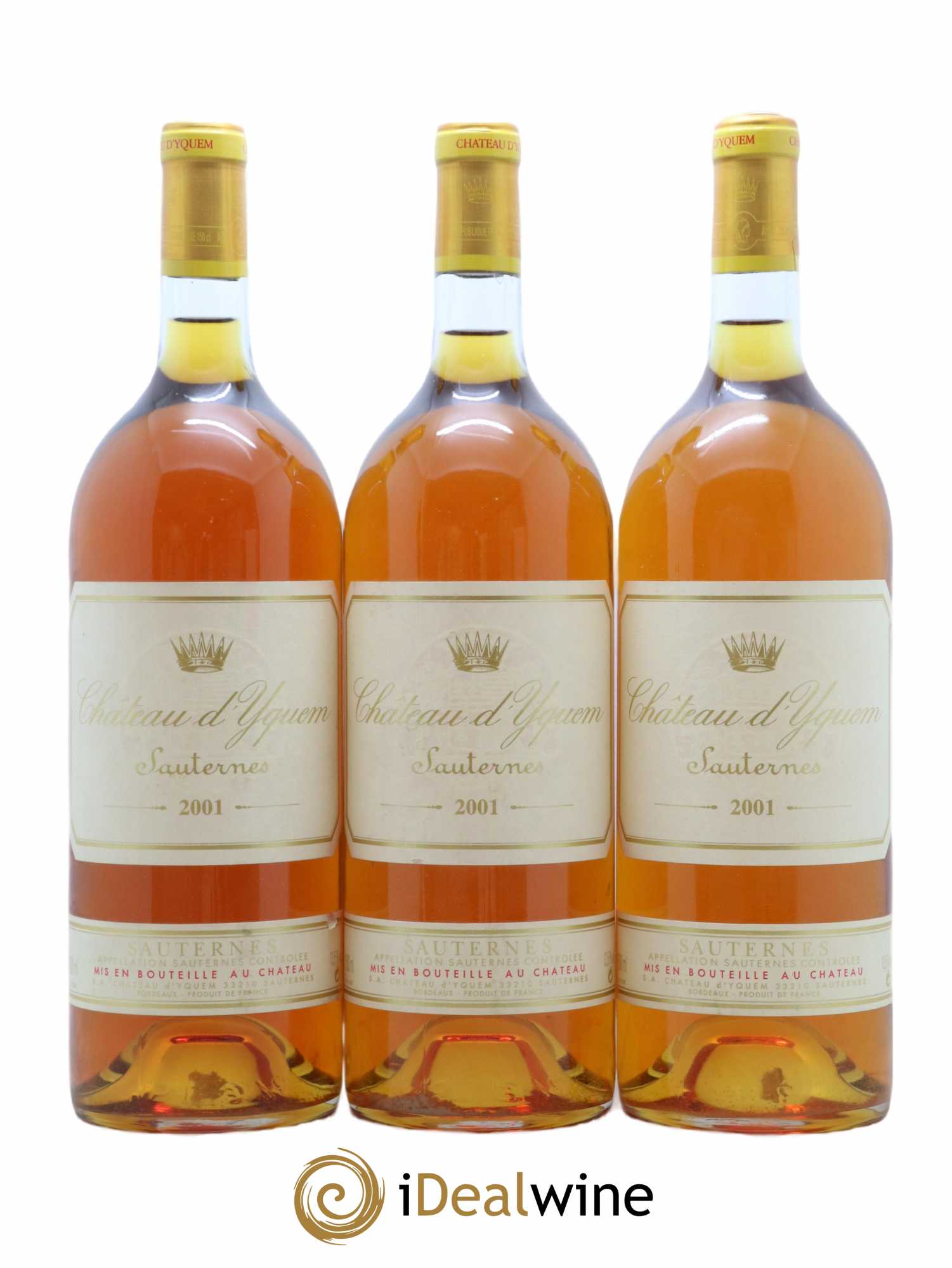 Château d' Yquem 1er Cru Classé Supérieur 2001 - Lotto di 3 magnum - 0