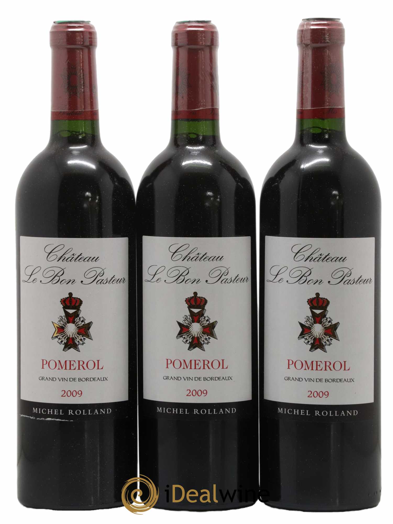 Château le Bon Pasteur 2009 - Lot de 3 bouteilles - 0