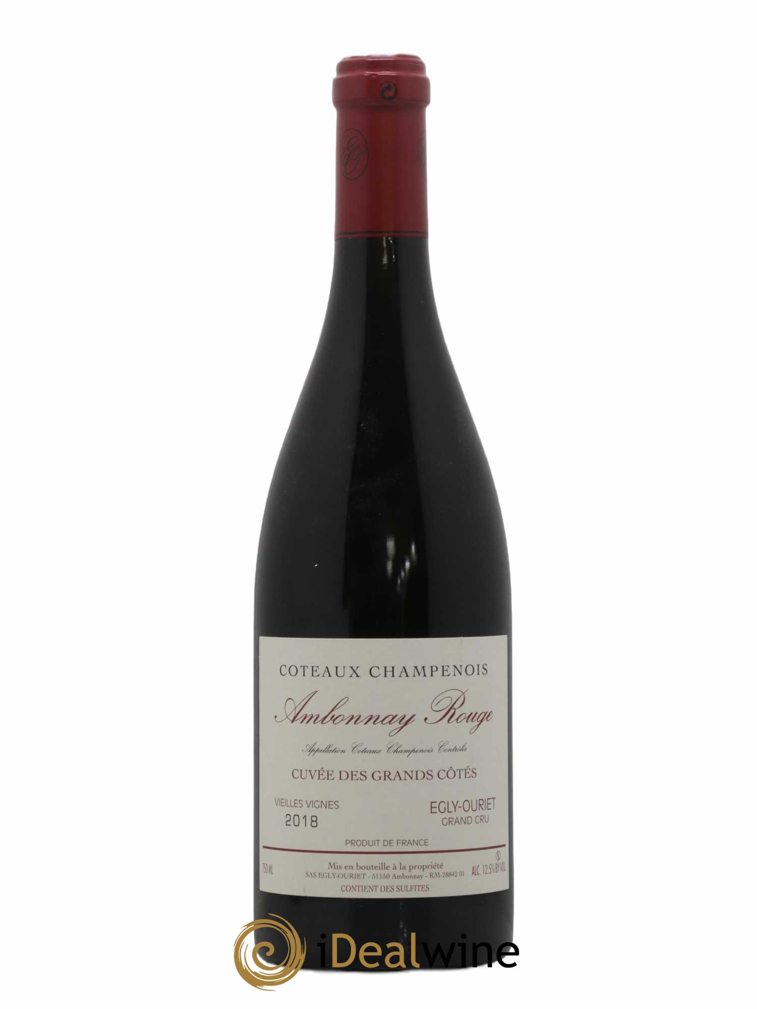 Ambonnay Cuvée des Grands Côtés VV Grand Cru Egly-Ouriet 2018 - Lot de 1 bouteille - 0