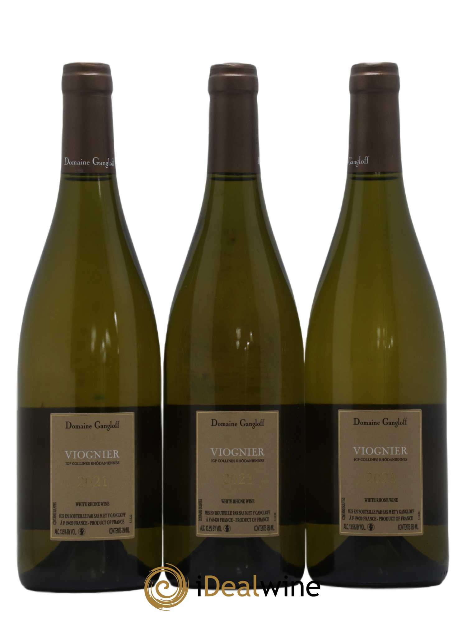 Vin de France Viognier Gangloff (Domaine) 2021 - Lot de 3 bouteilles - 1