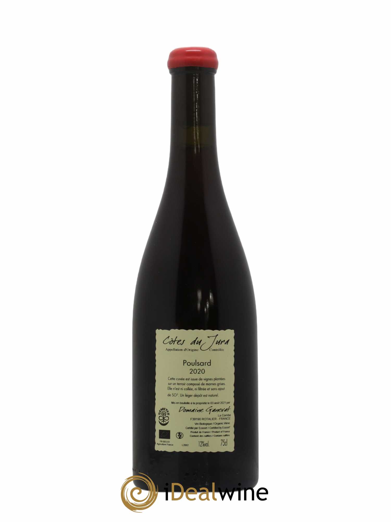 Côtes du Jura Les Chalasses Vieilles Vignes Poulsard Jean-François Ganevat (Domaine) 2020 - Lot de 1 bouteille - 1