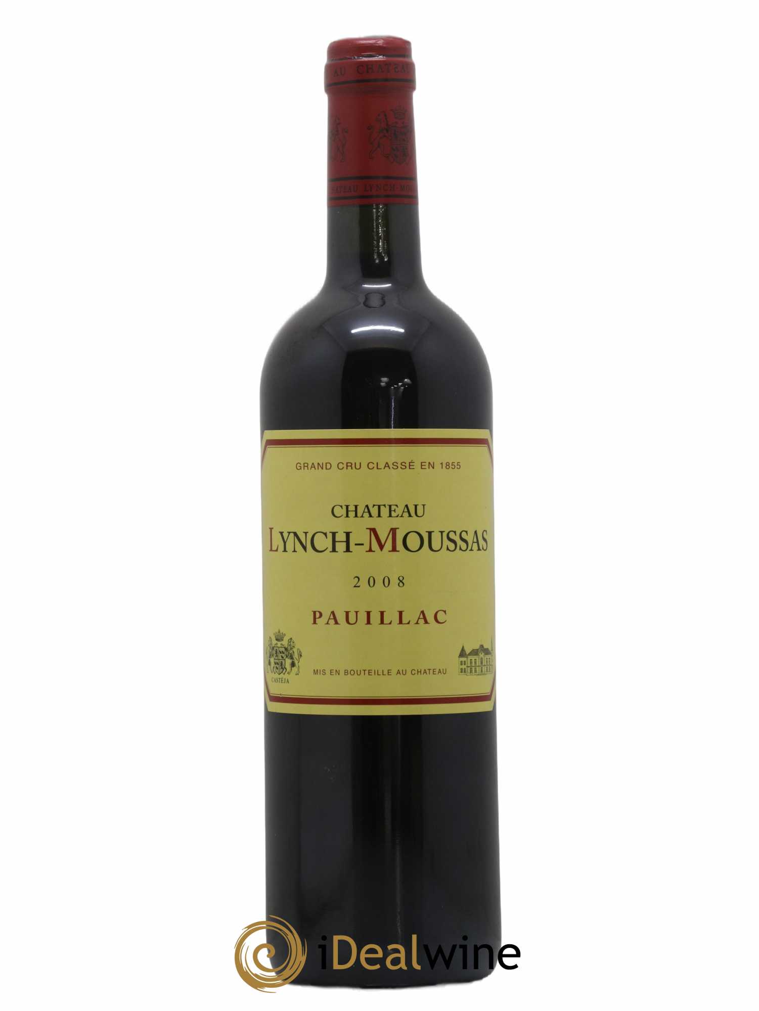 Château Lynch Moussas 5ème Grand Cru Classé 2008 - Lot de 1 bouteille - 0