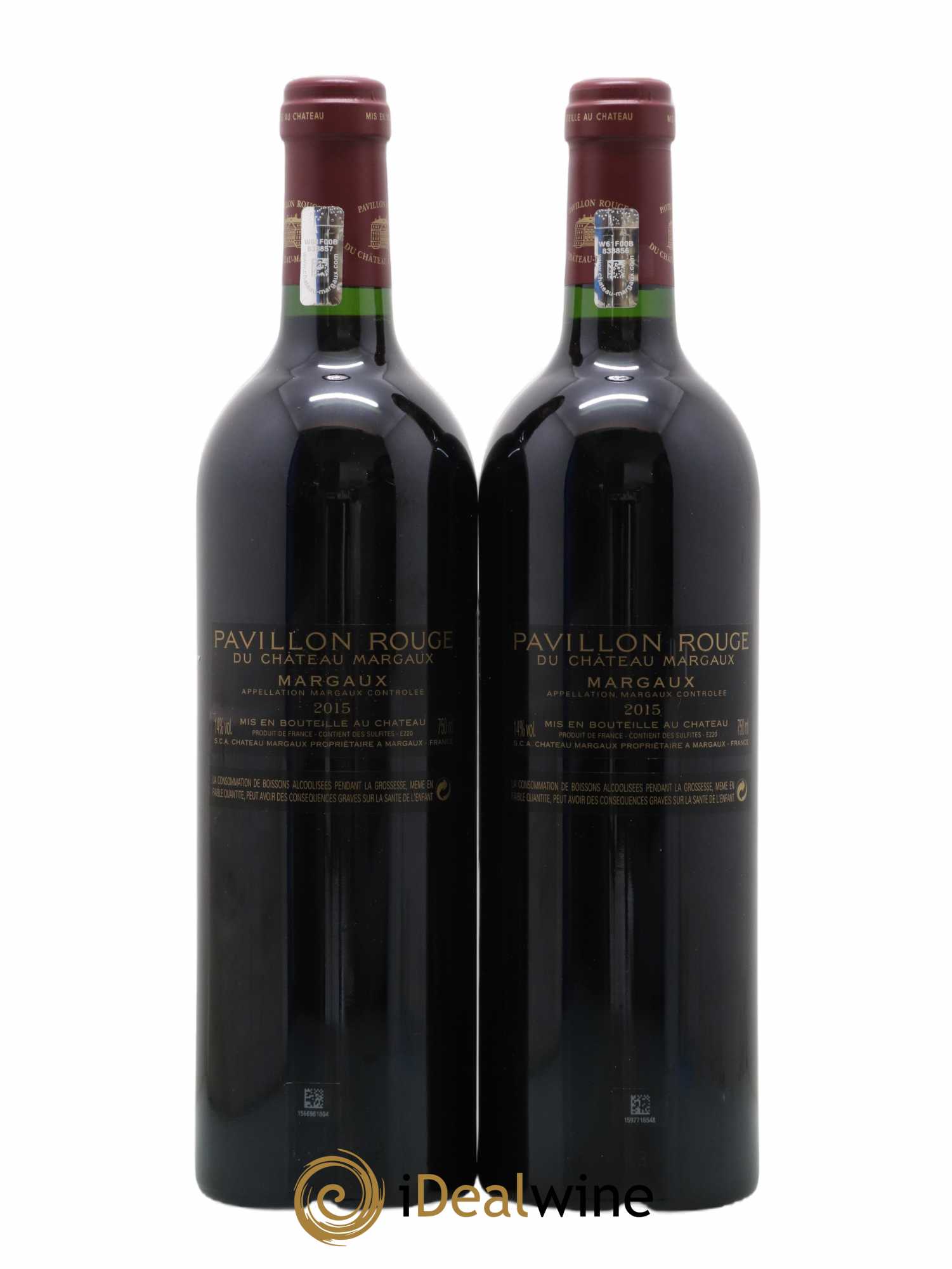 Pavillon Rouge du Château Margaux Second Vin 2015 - Lot de 2 bouteilles - 1