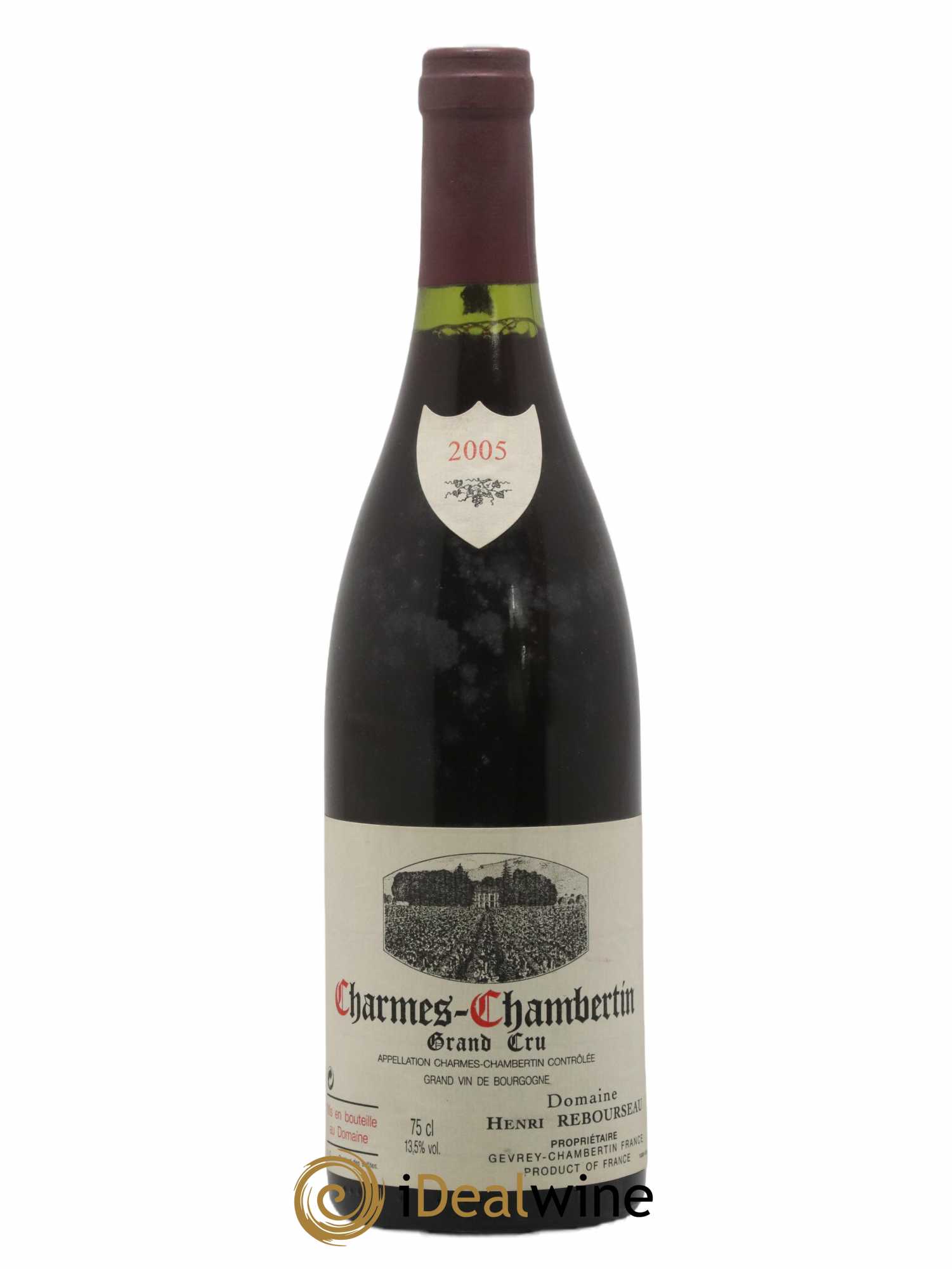Charmes-Chambertin Grand Cru Henri Rebourseau 2005 - Lot de 1 bouteille - 0