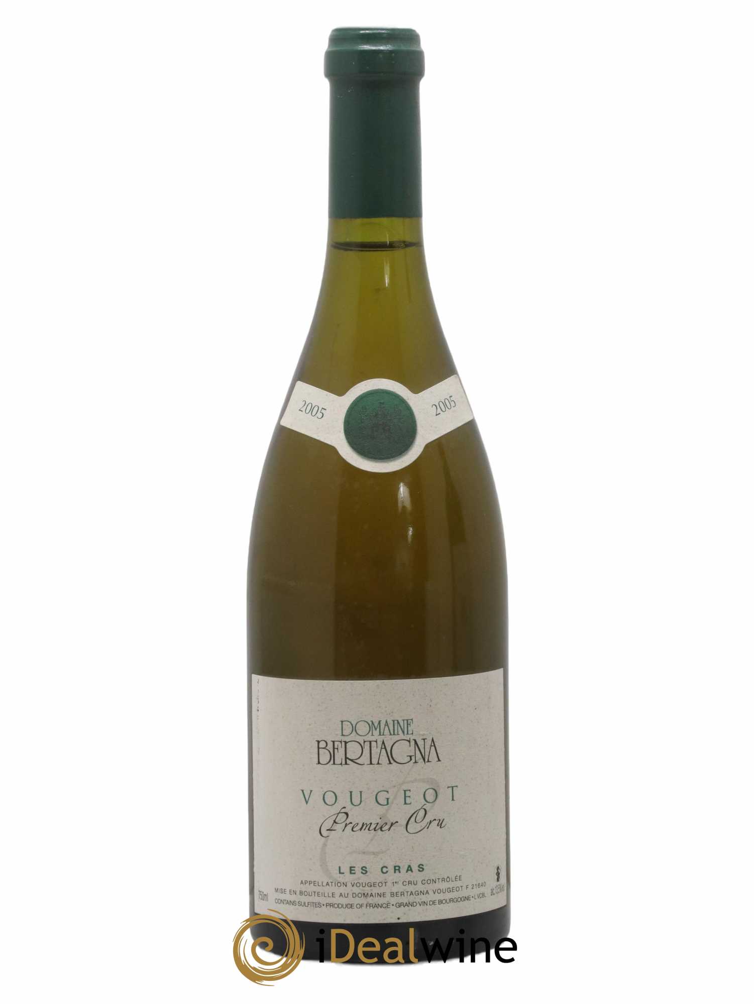 Vougeot 1er Cru Les Cras Bertagna 2005 - Lot de 1 bouteille - 0