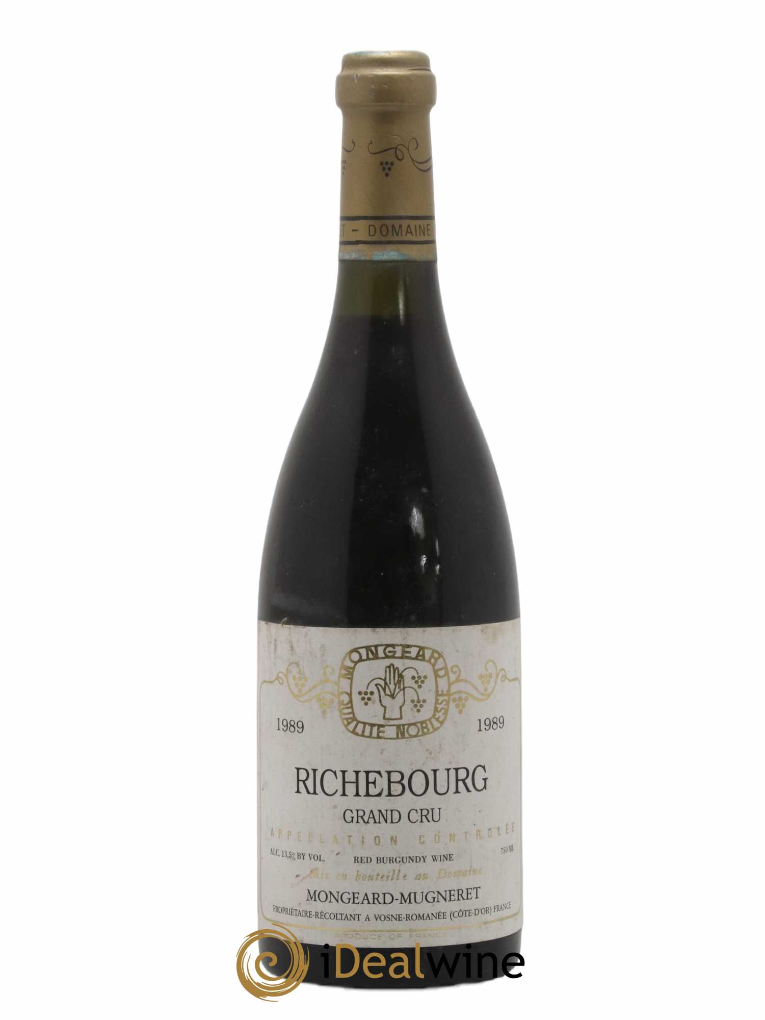 Richebourg Grand Cru Mongeard-Mugneret (Domaine) 1989 - Lot de 1 bouteille - 0
