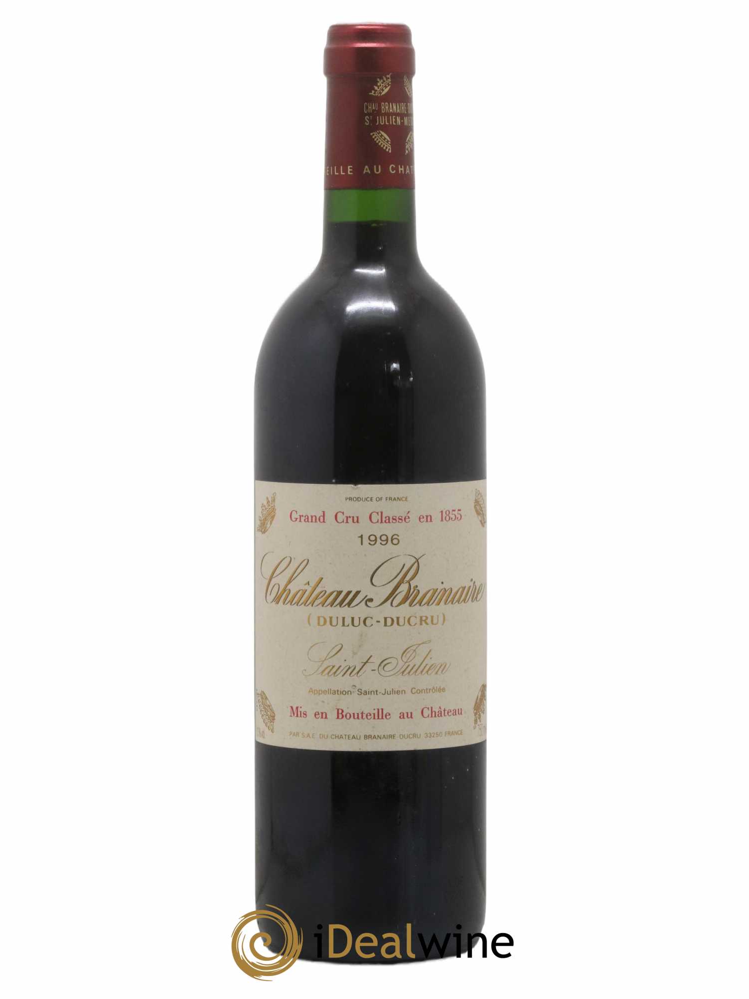 Château Branaire Ducru 4ème Grand Cru Classé 1996 - Lot de 1 bouteille - 0