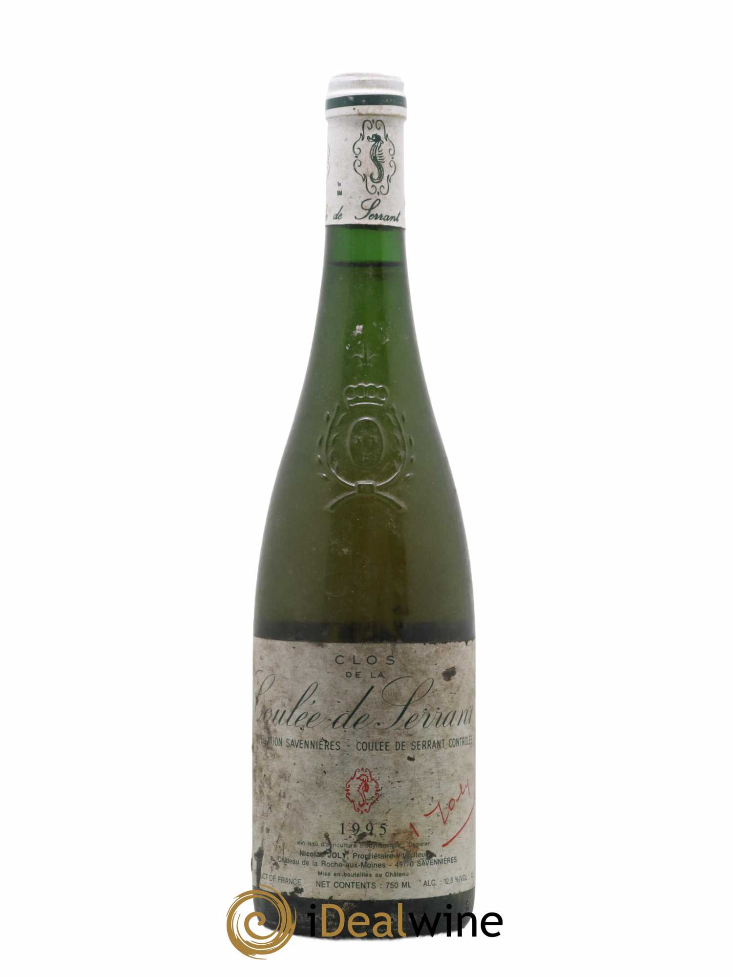 Savennières Clos de la Coulée de Serrant Vignobles de la Coulée de Serrant - Nicolas Joly 1995 - Lot de 1 bouteille - 0
