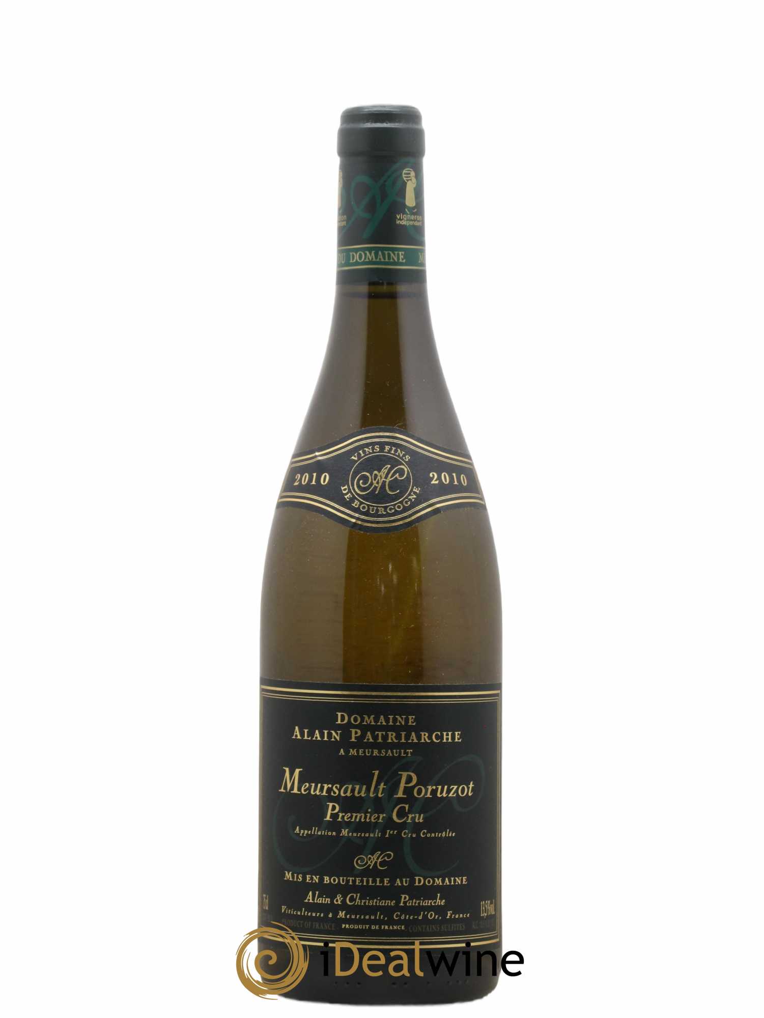 Meursault 1er Cru Poruzot Patriarche 2010 - Posten von 1 Flasche - 0