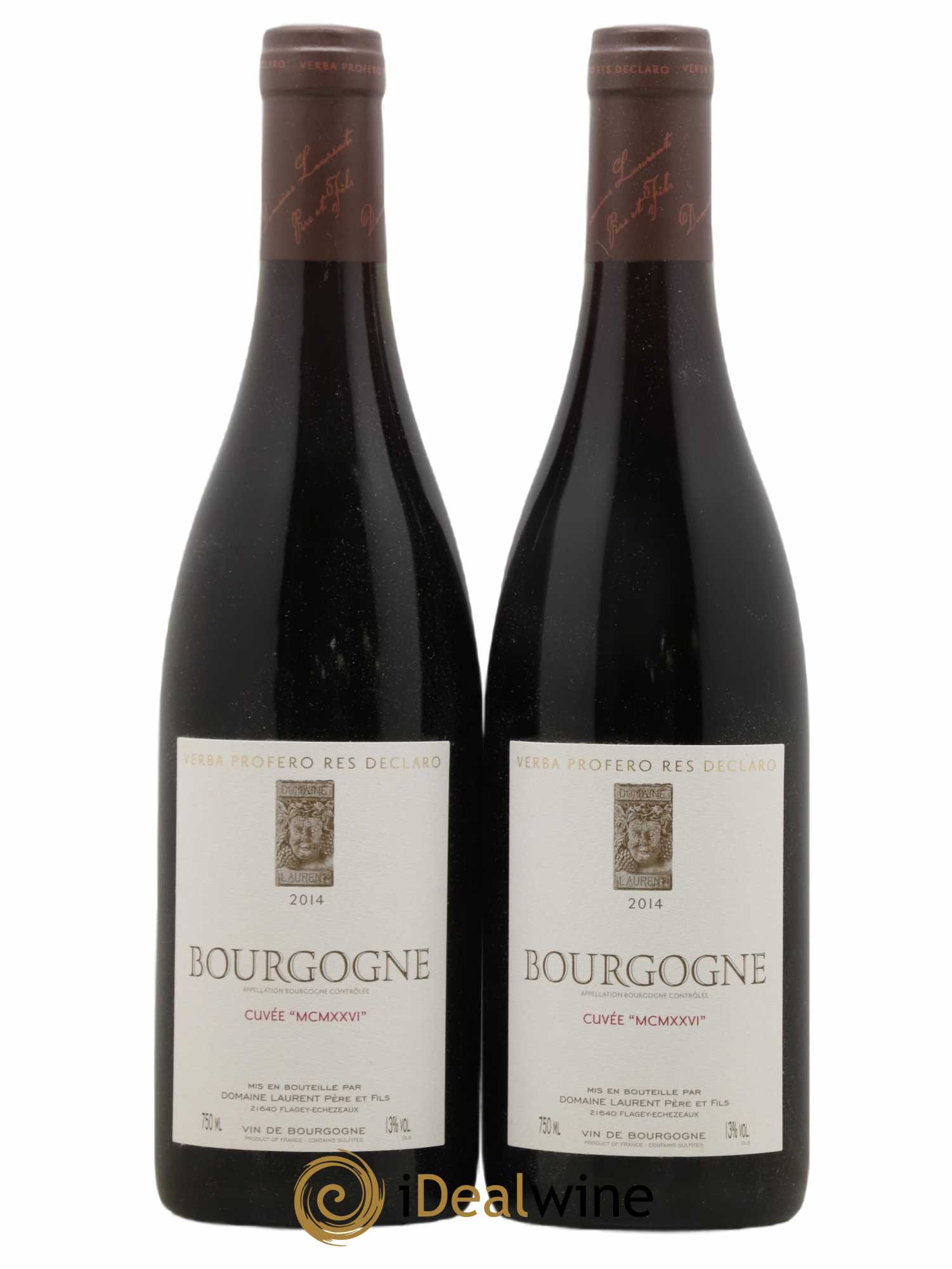 Bourgogne MCMXXVI Domaine Laurent 2014 - Lot de 2 bouteilles - 0