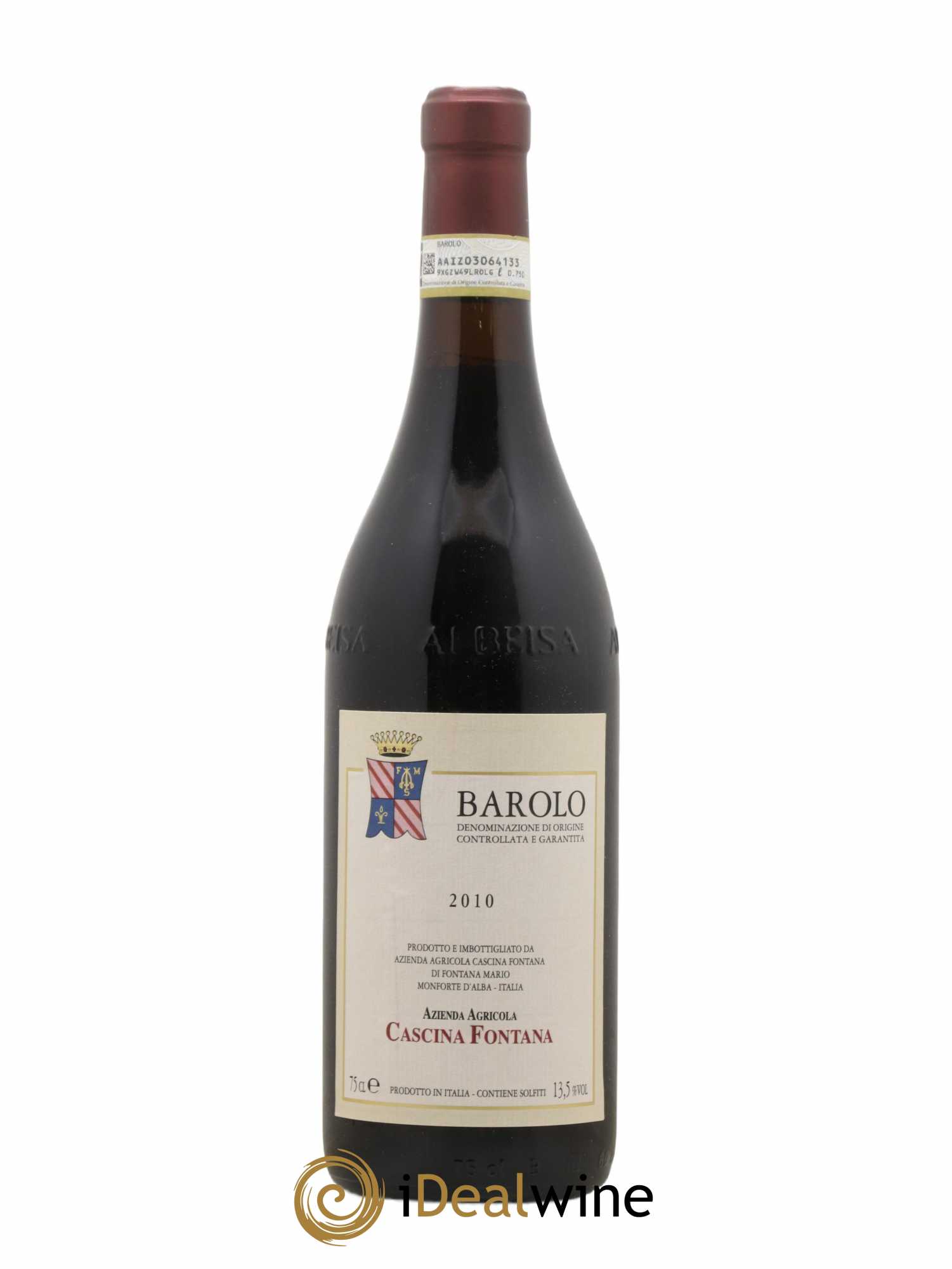Barolo Cascina Fontana 2010 - Lot de 1 bouteille - 0