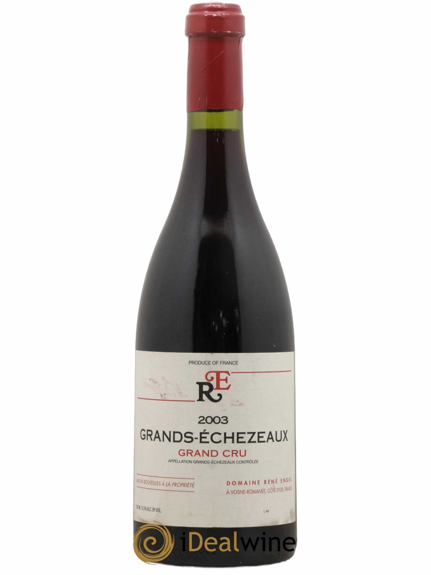 Grands-Echezeaux Grand Cru Domaine René Engel - Domaine Eugénie 2003 - Lot de 1 bouteille - 0