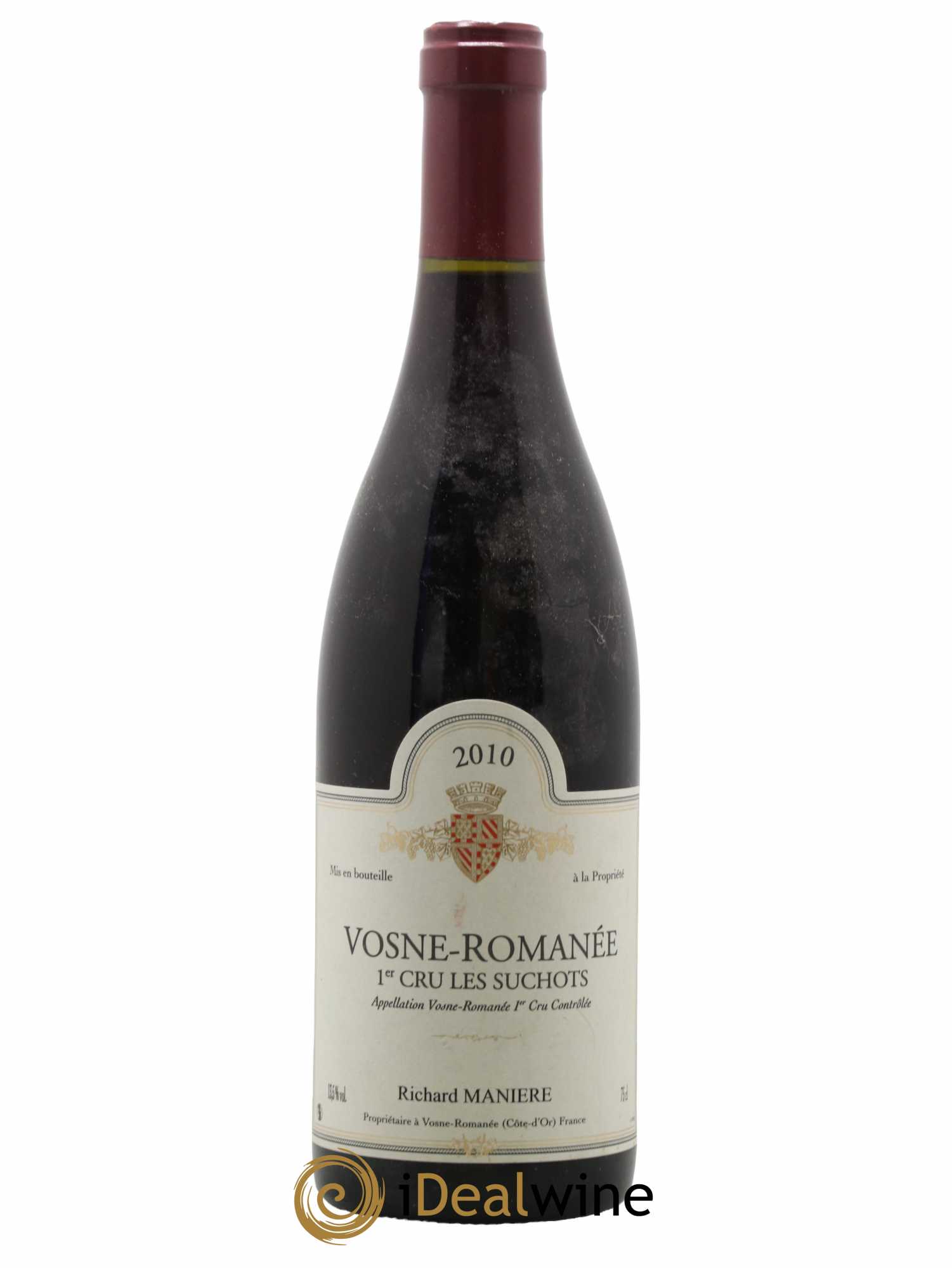 Vosne-Romanée 1er Cru Les Suchots Richard Manière 2010 - Lot de 1 bouteille - 0