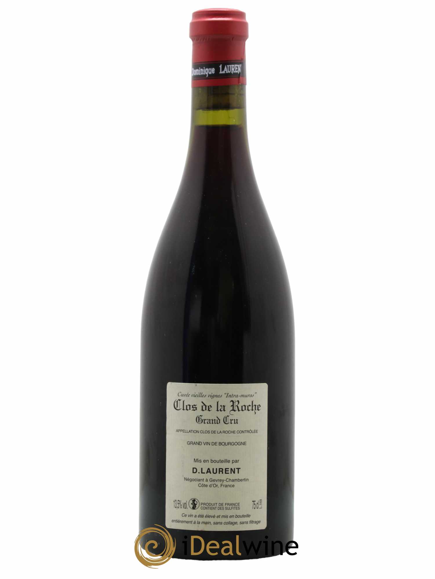 Clos de la Roche Grand Cru Vieilles vignes Intra-muros Dominique Laurent 2013 - Lot de 1 bouteille - 1