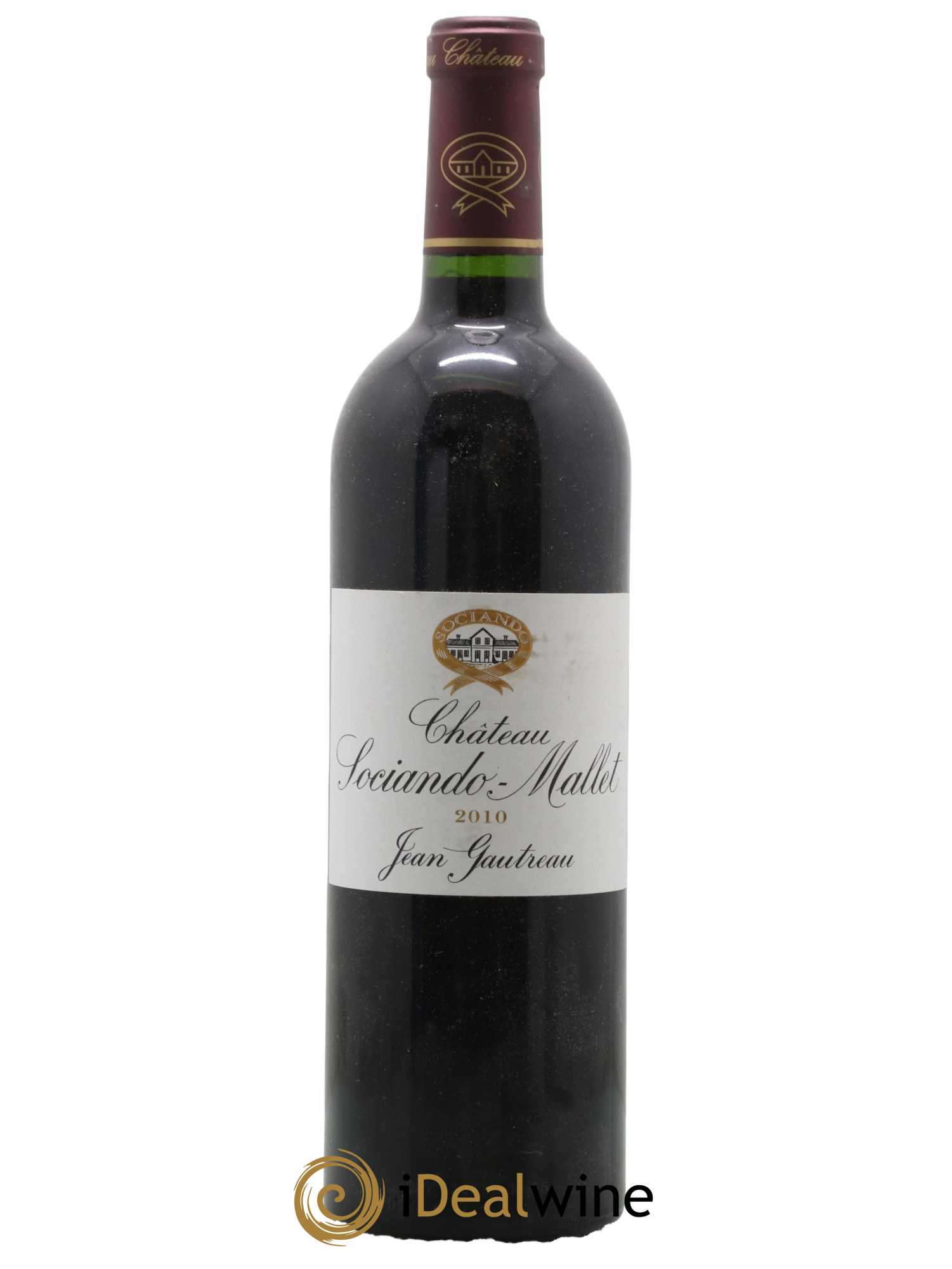 Château Sociando Mallet 2010 - Lot de 1 bouteille - 0