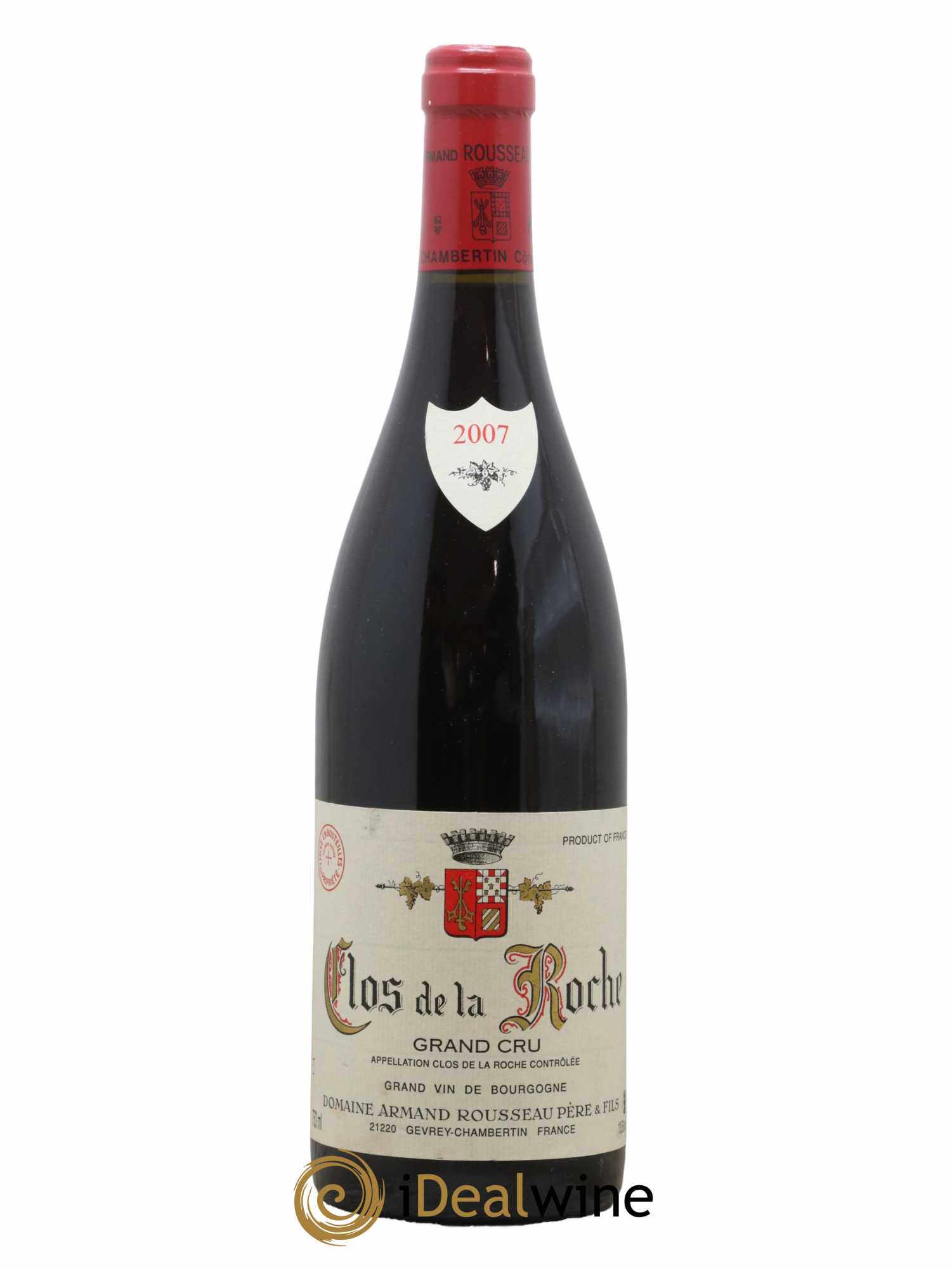 Clos de la Roche Grand Cru Armand Rousseau (Domaine) 2007 - Lot de 1 bouteille - 0