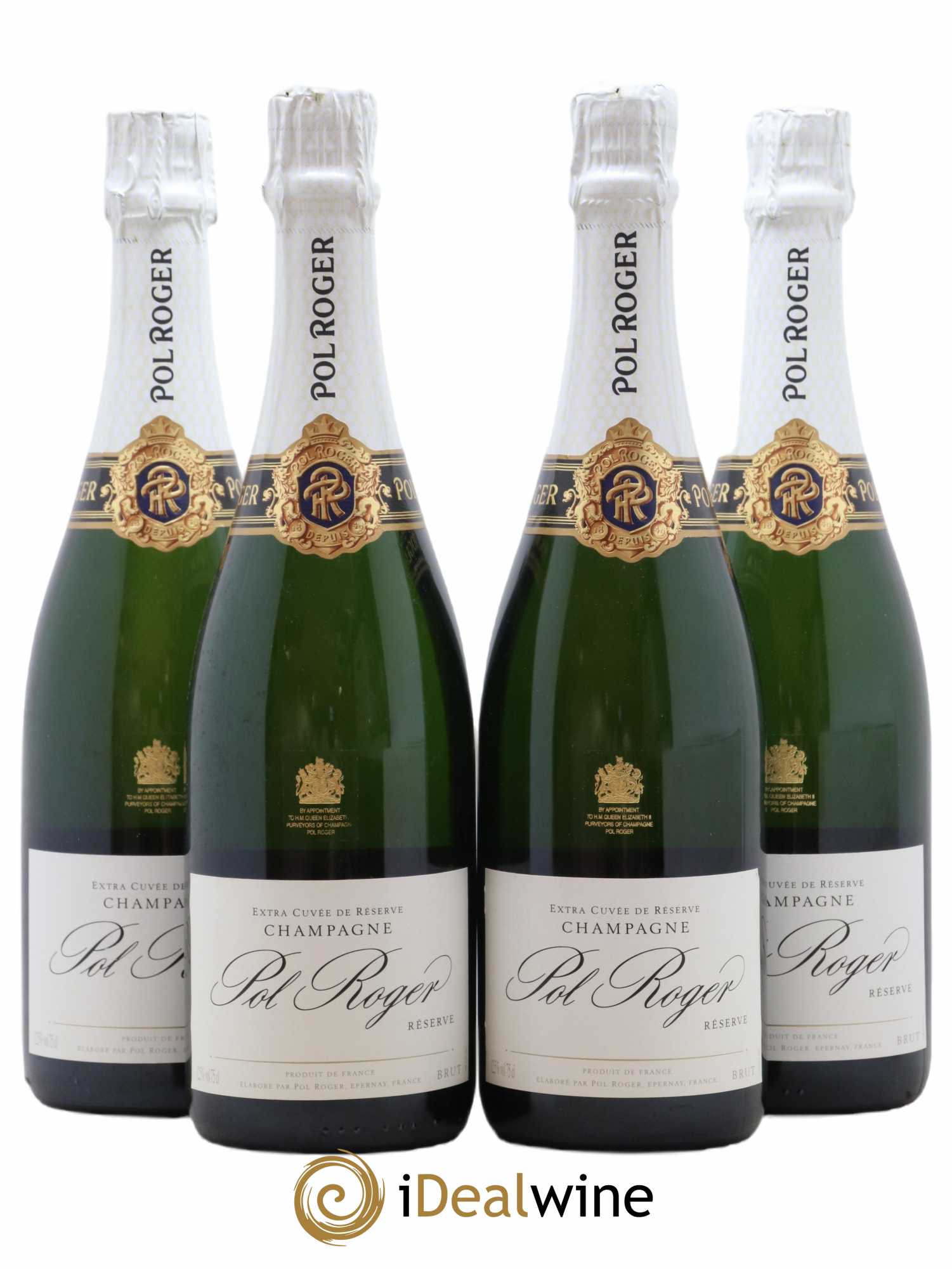 Brut Réserve Pol Roger - Lot de 4 bouteilles - 0