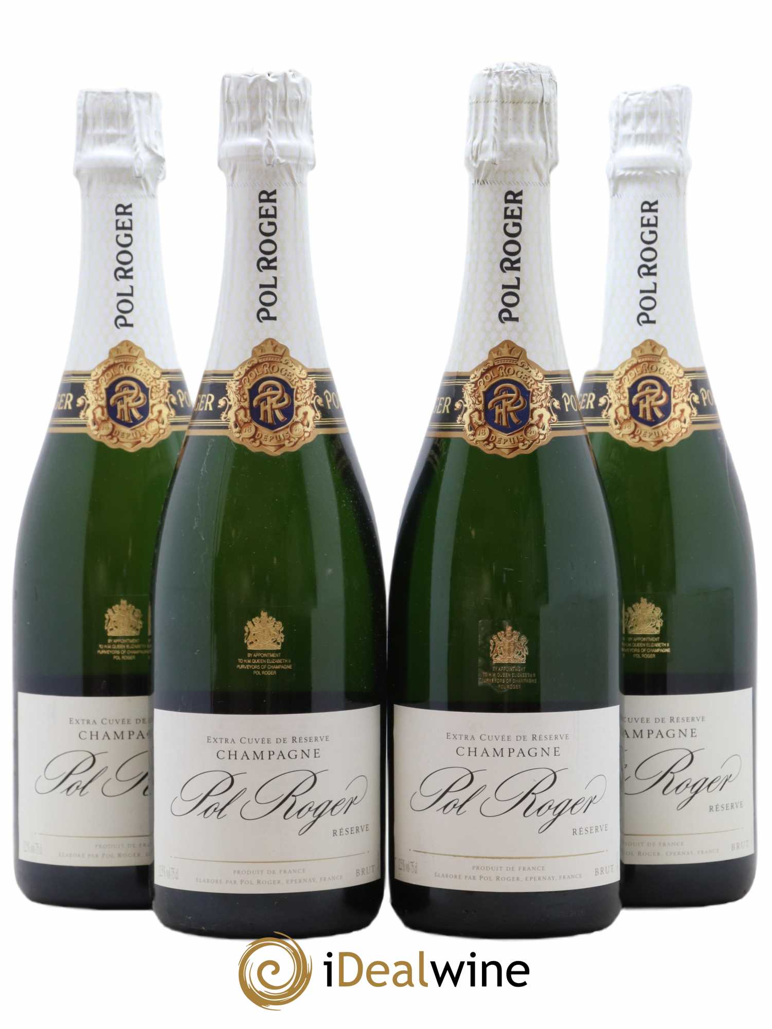 Brut Réserve Pol Roger - Lot de 4 bouteilles - 0