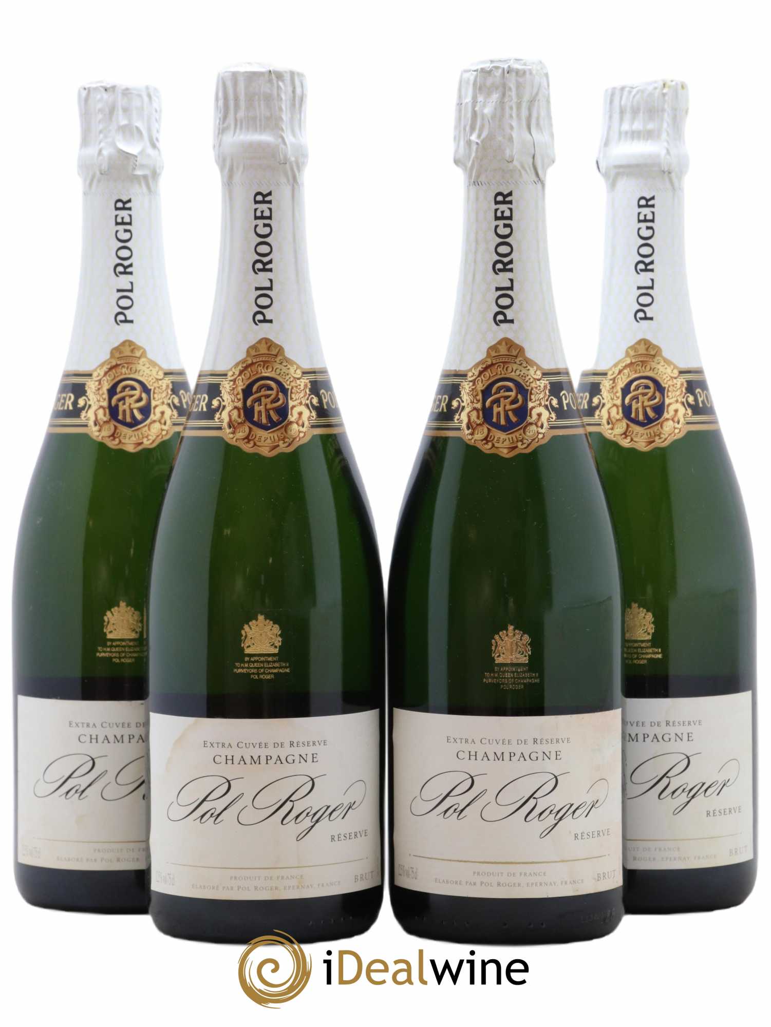 Brut Réserve Pol Roger - Lot de 4 bouteilles - 0