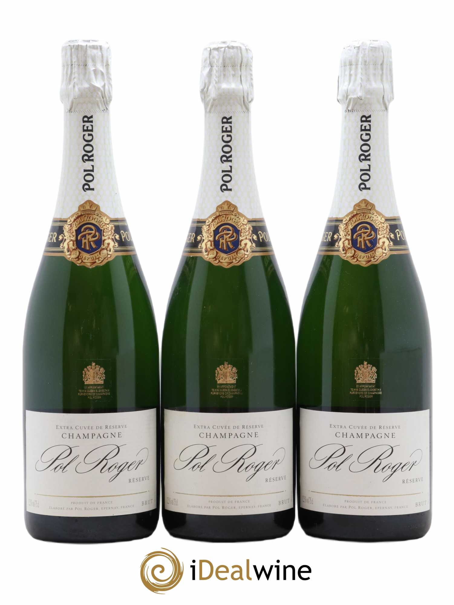 Brut Réserve Pol Roger - Lot de 3 bouteilles - 0