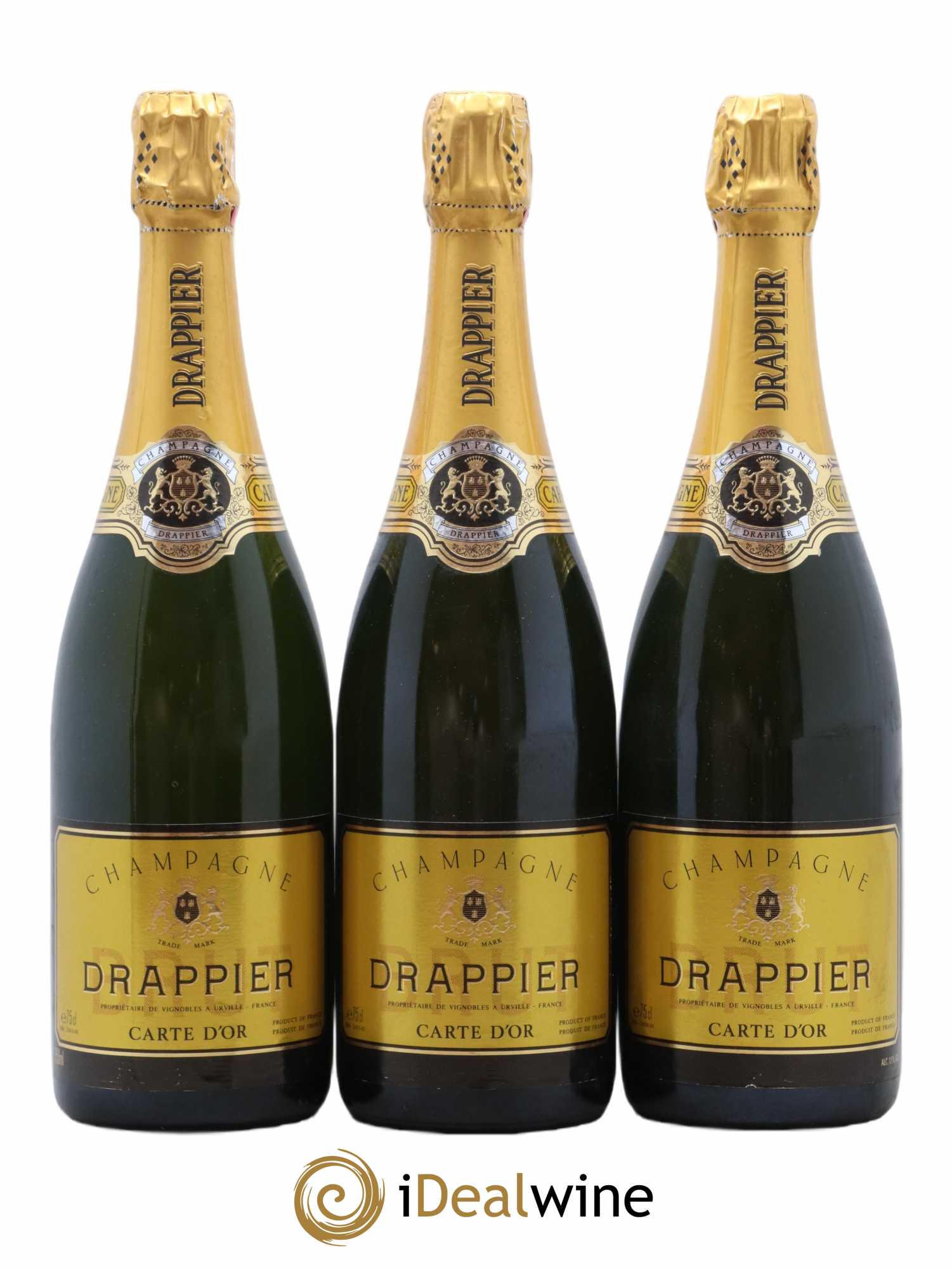 Carte d'Or Brut Drappier - Lot de 3 bouteilles - 0