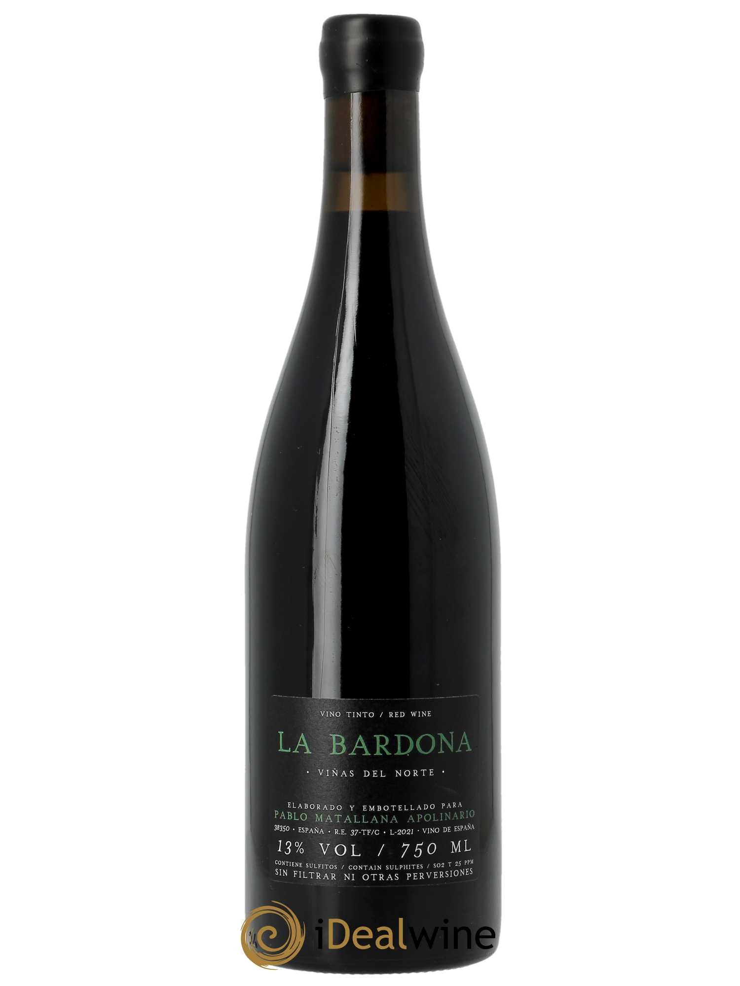 Valle de la Orotava DO Taro Vinícola - Pablo Matallana La Bardona Viñas del Norte  2021 - Lot de 1 bouteille - 1